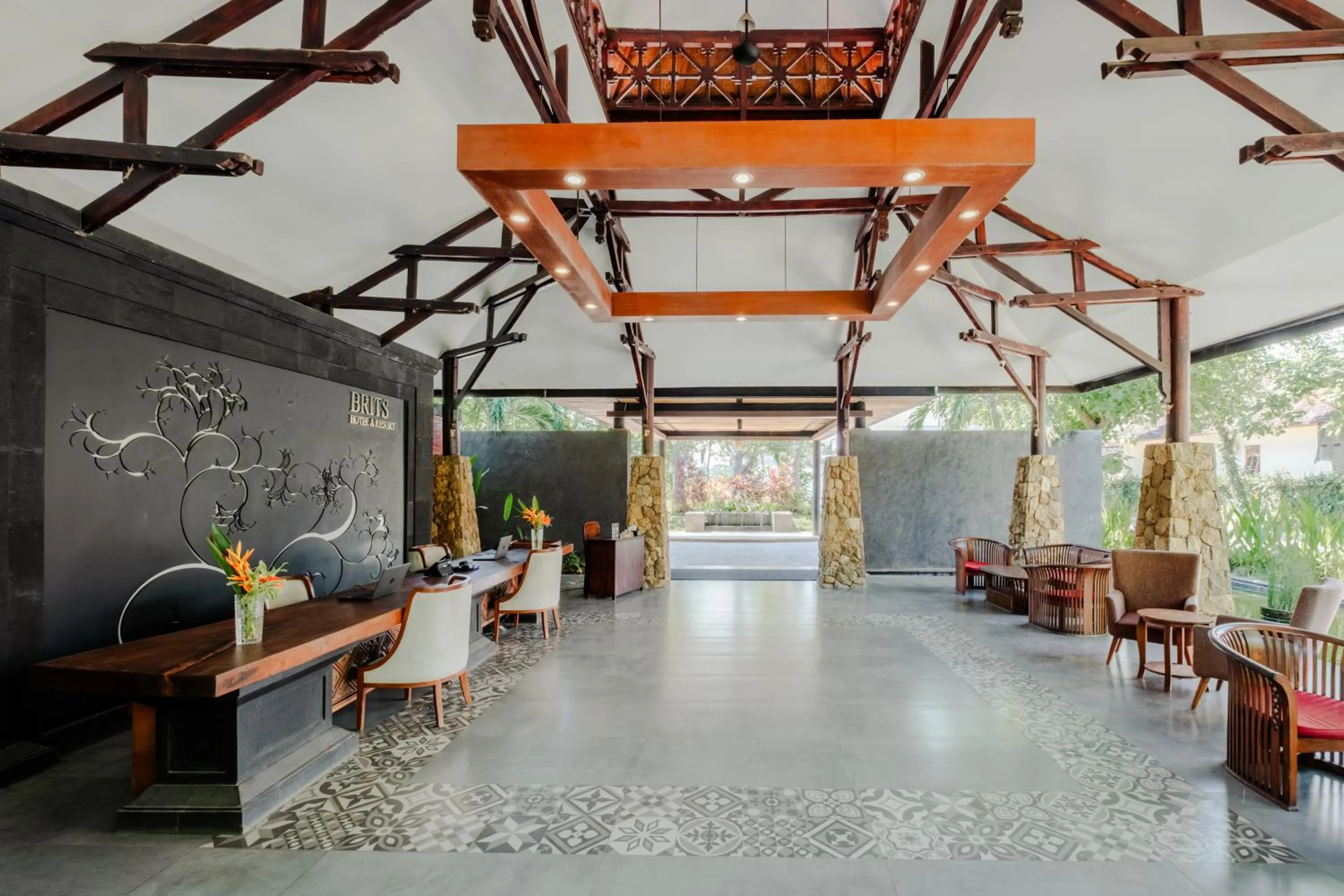 Lobby or reception in Brits Resort Lovina