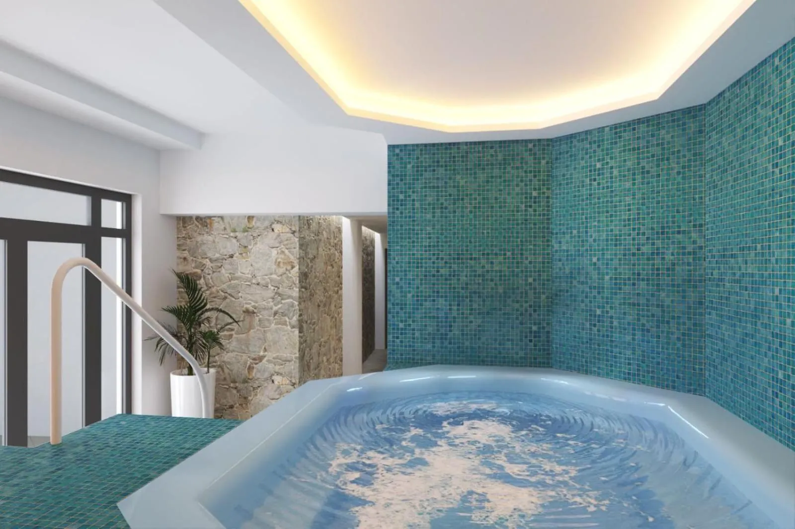 Hot Tub in Hotel Villa MiraMar