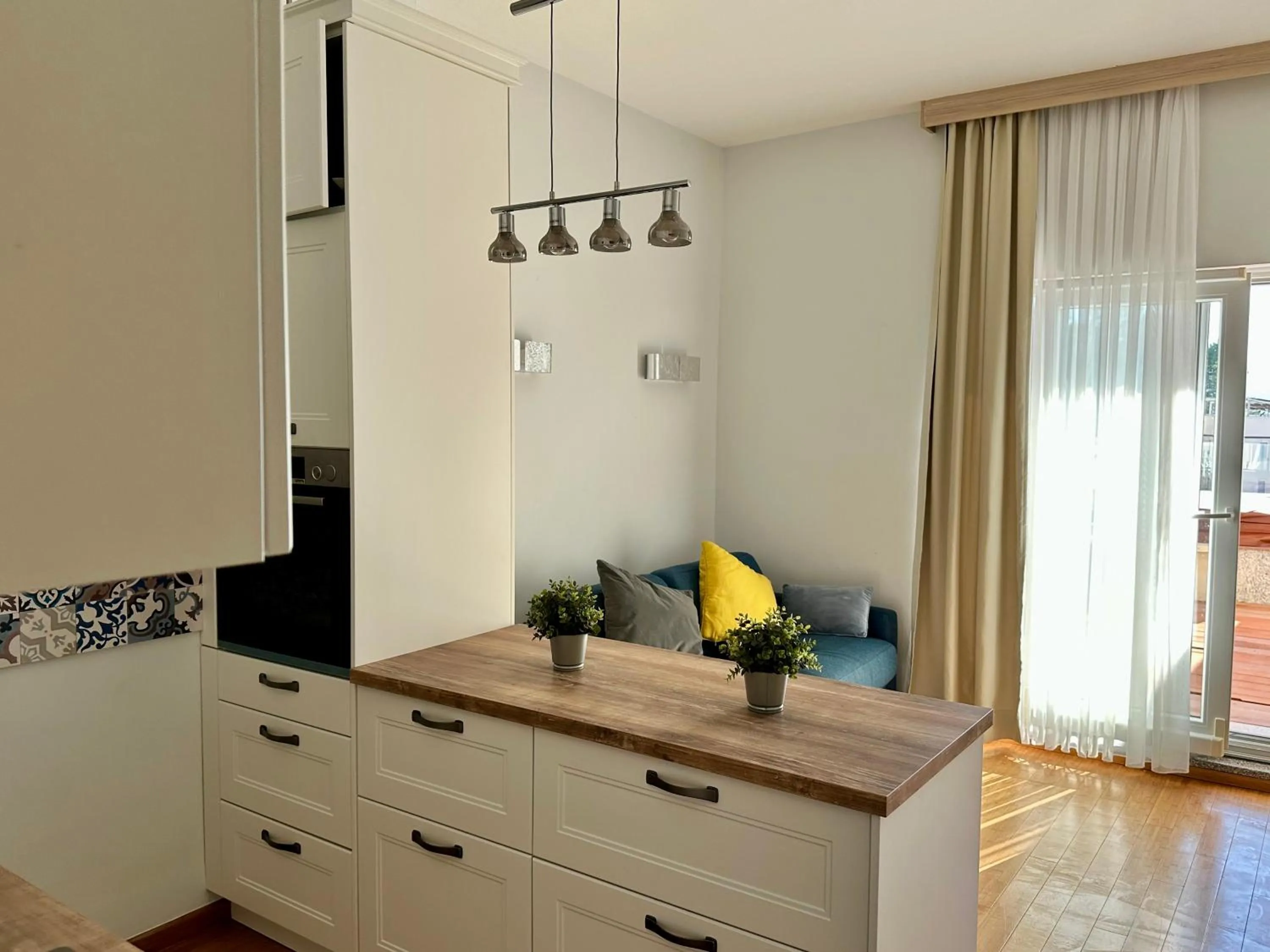 Kitchen or kitchenette in Hotel Villa MiraMar