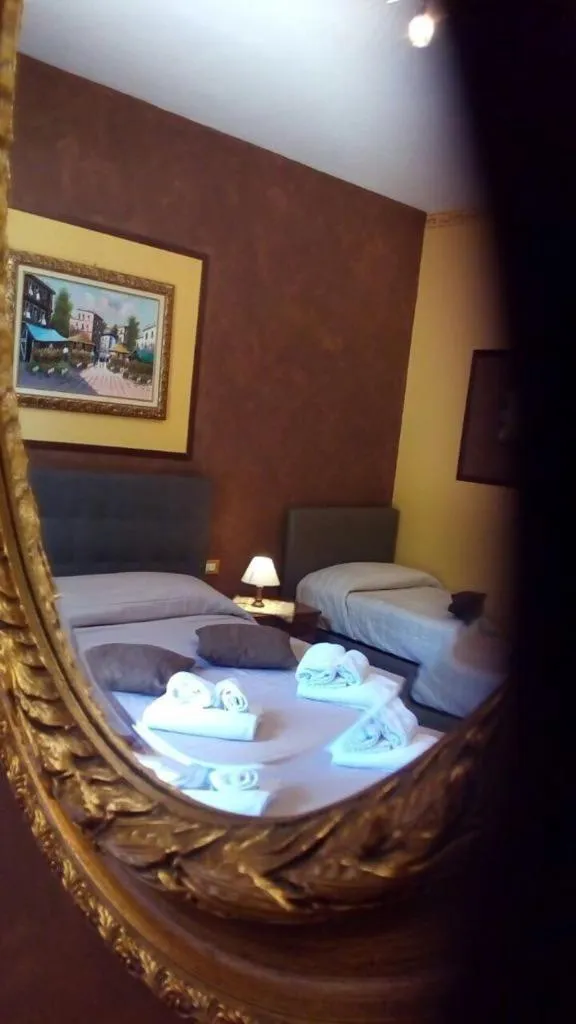 Patio, Bed in B&B Etna House