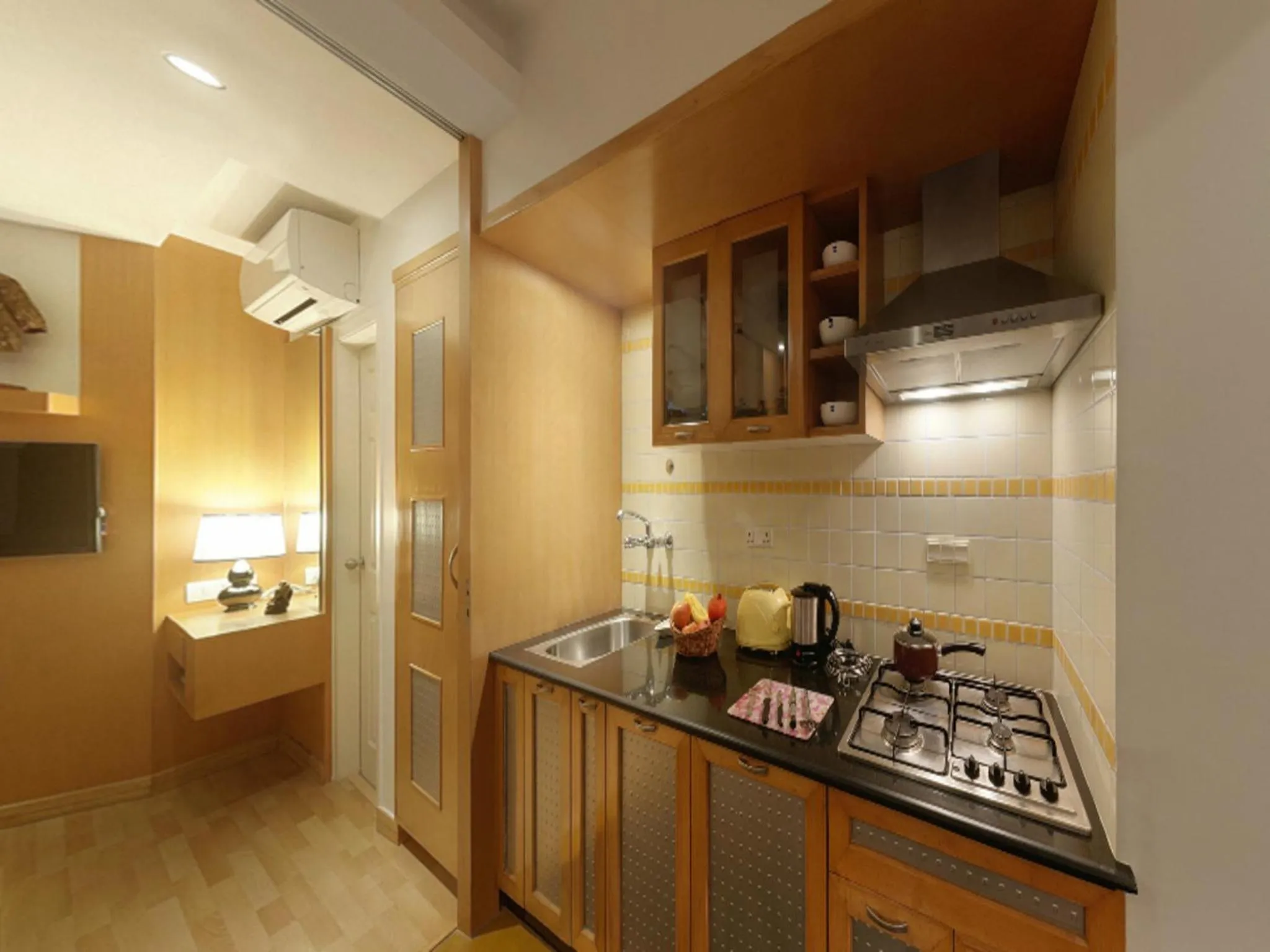 Kitchen or kitchenette in Melange Luxury Serviced Apartments