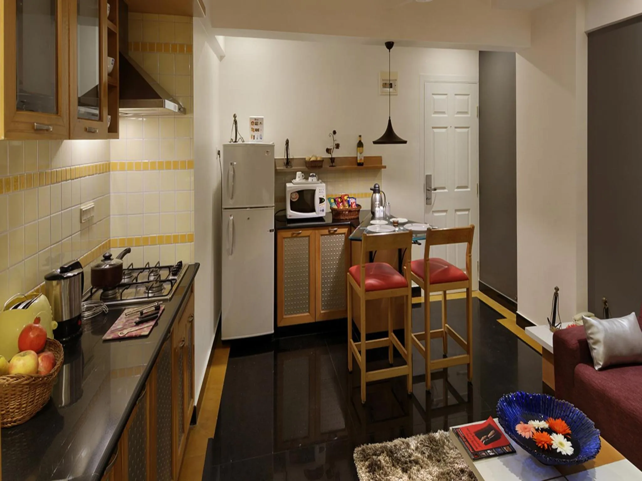 Kitchen or kitchenette in Melange Luxury Serviced Apartments