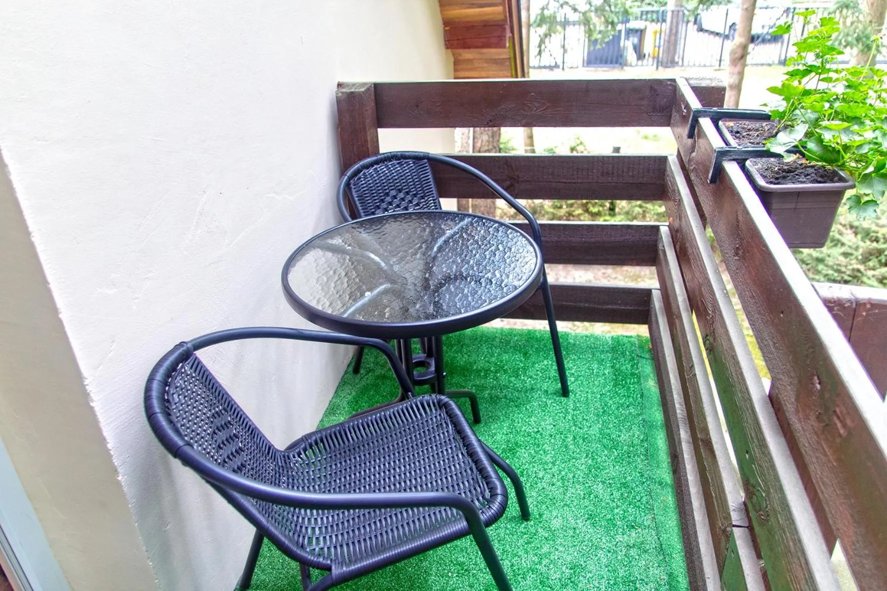 Balcony/Terrace in Sztil - Apartamenty i drewniane domki