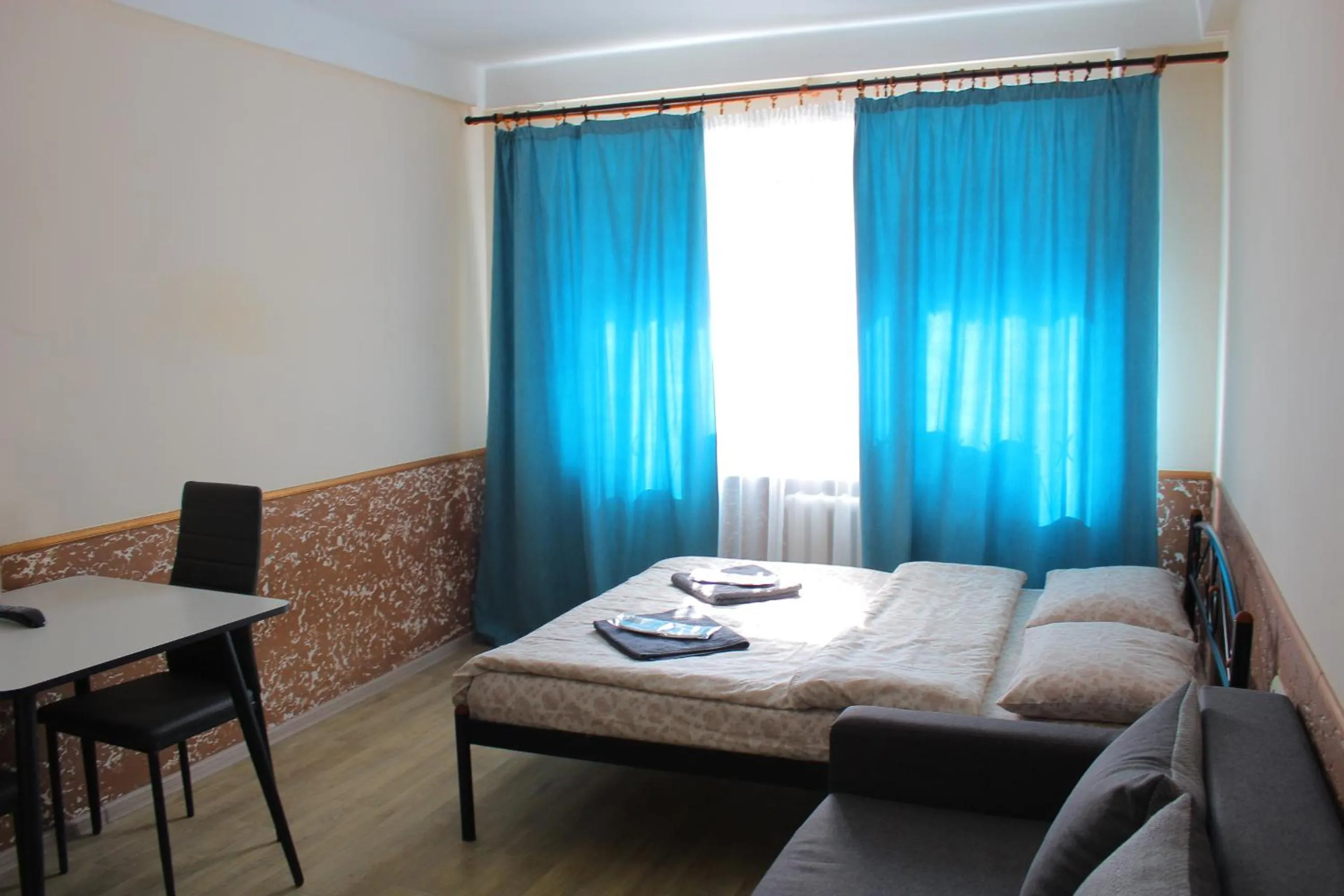 Bed in Uneed Rooms Harbour