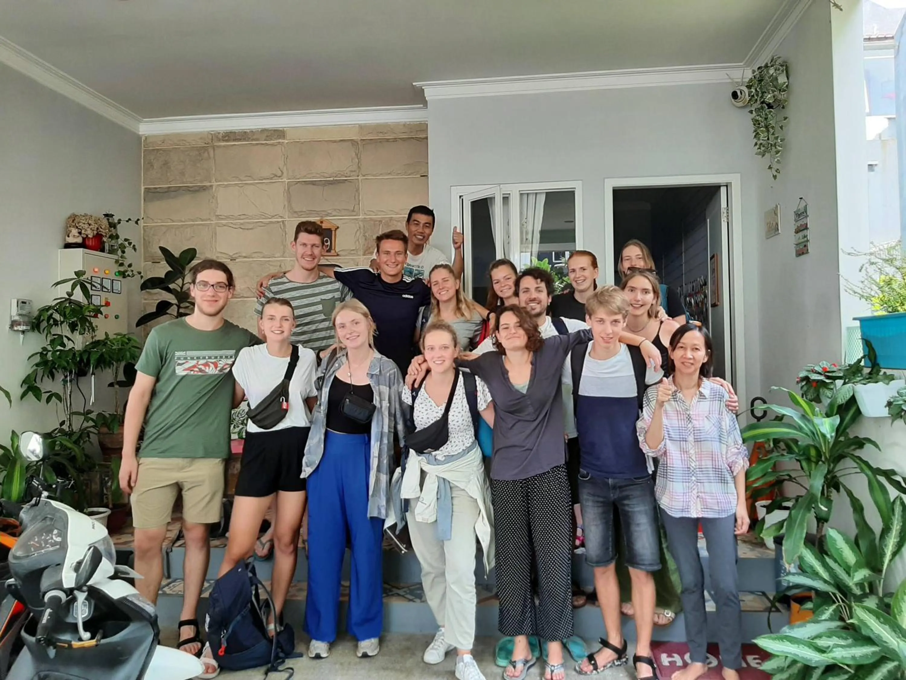 group of guests in INNI Homestay
