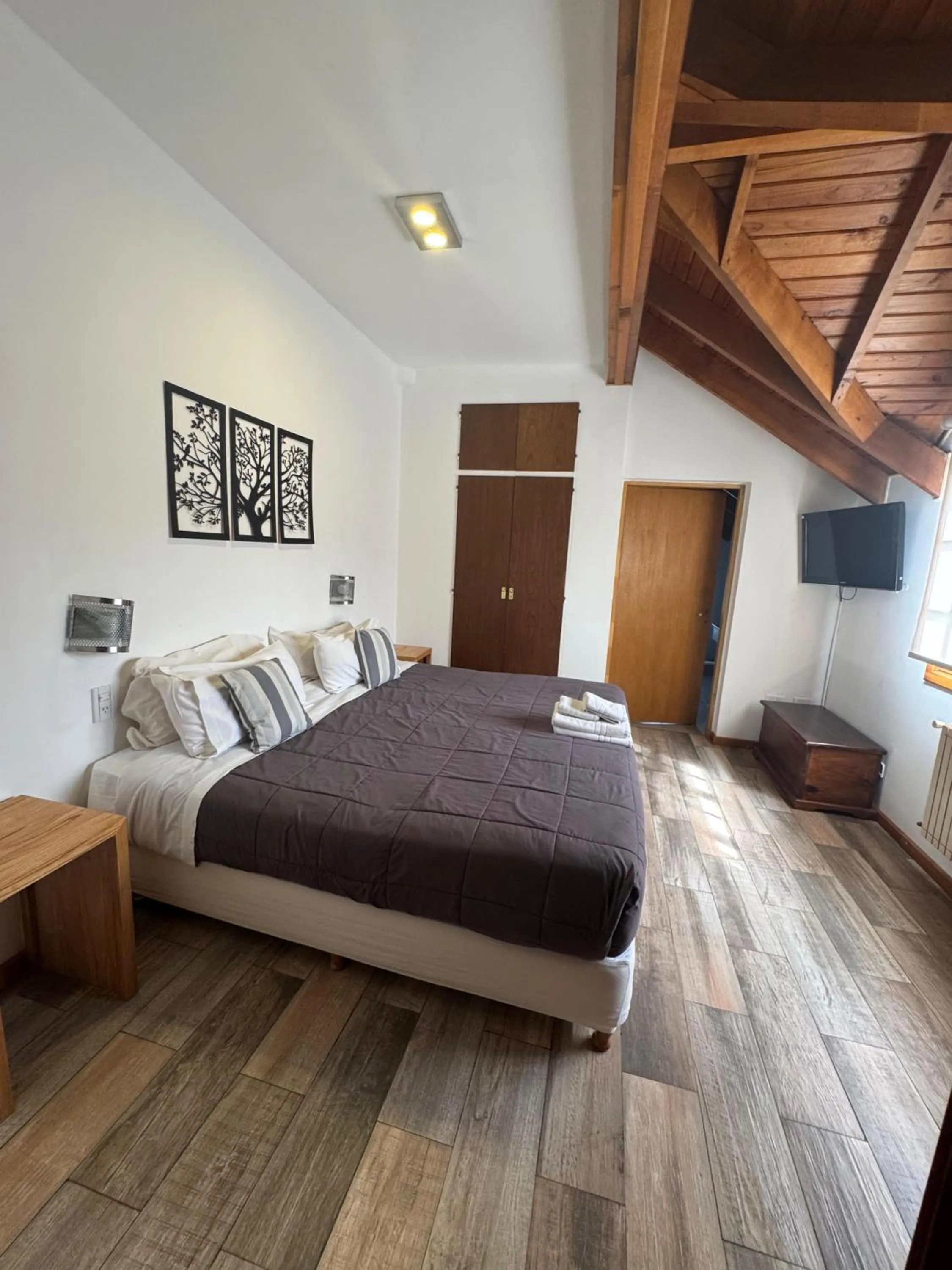 Bed in Hostería Cumbres Blancas