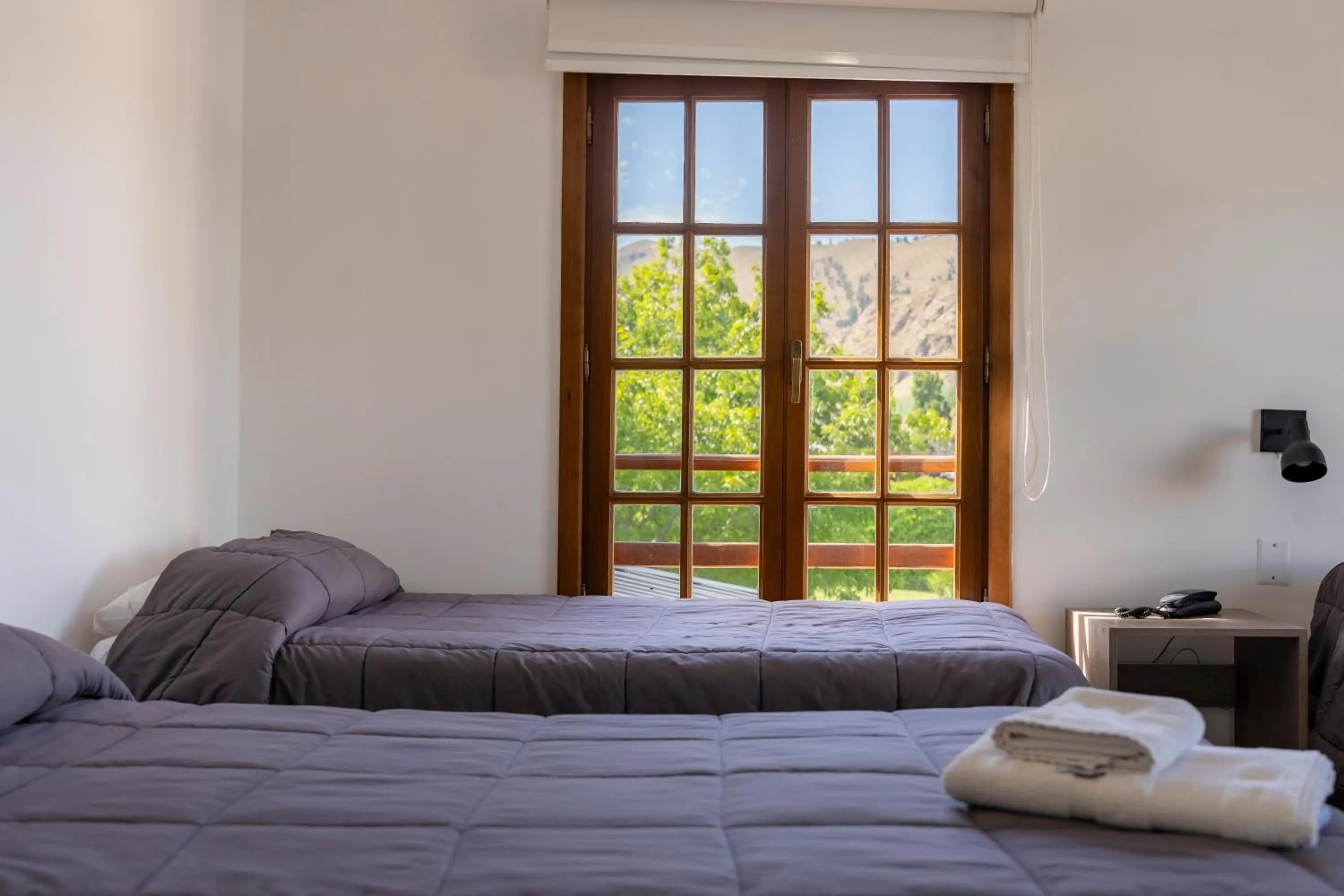 Bed in Hostería Cumbres Blancas