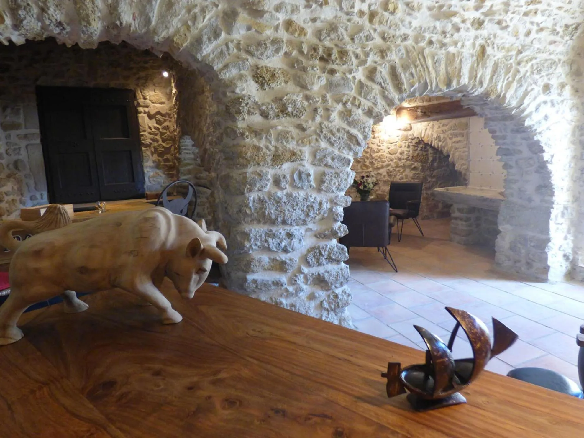 Lobby or reception in Mas d'Asvin & Spa