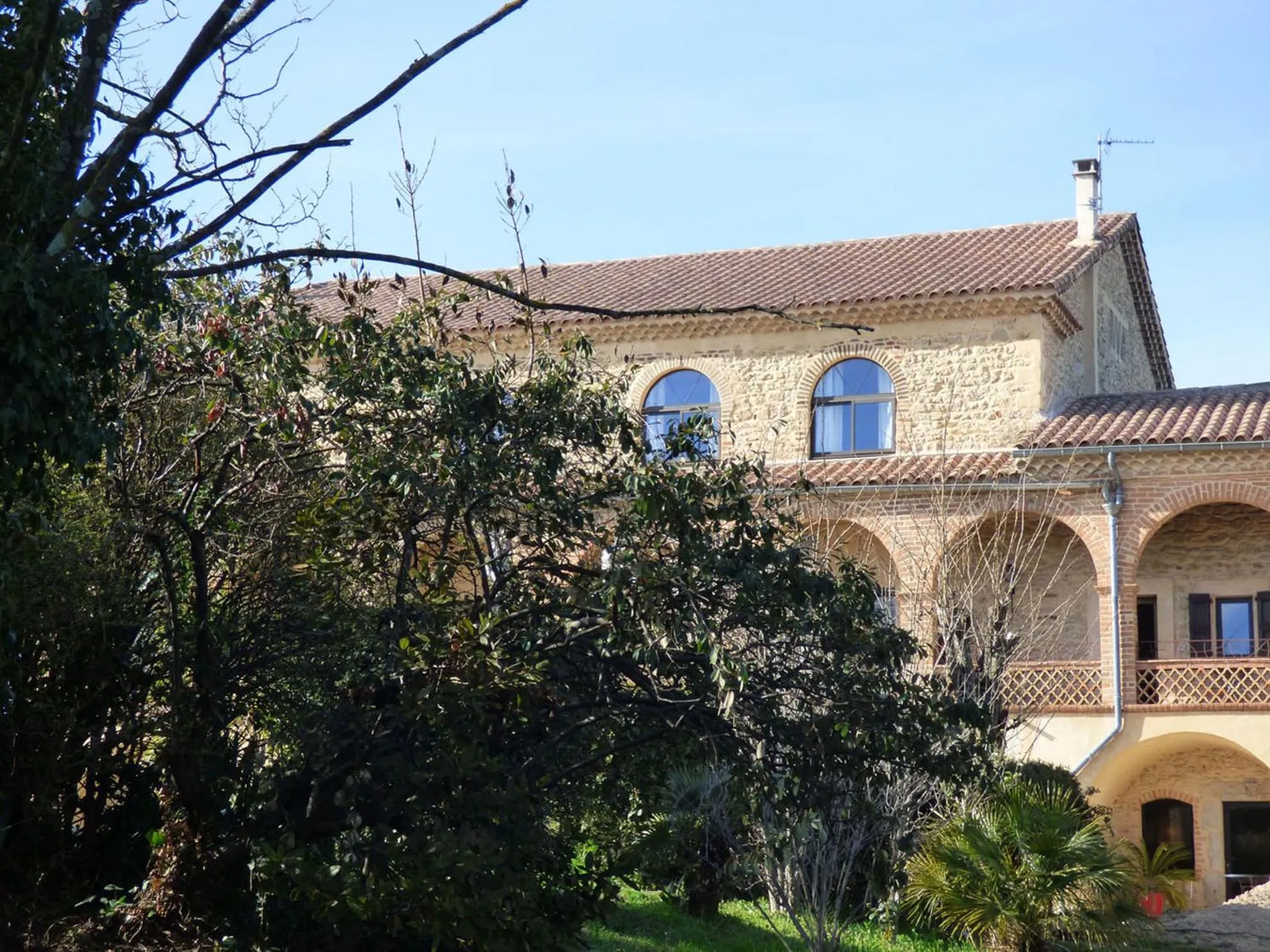 Garden view in Mas d'Asvin & Spa