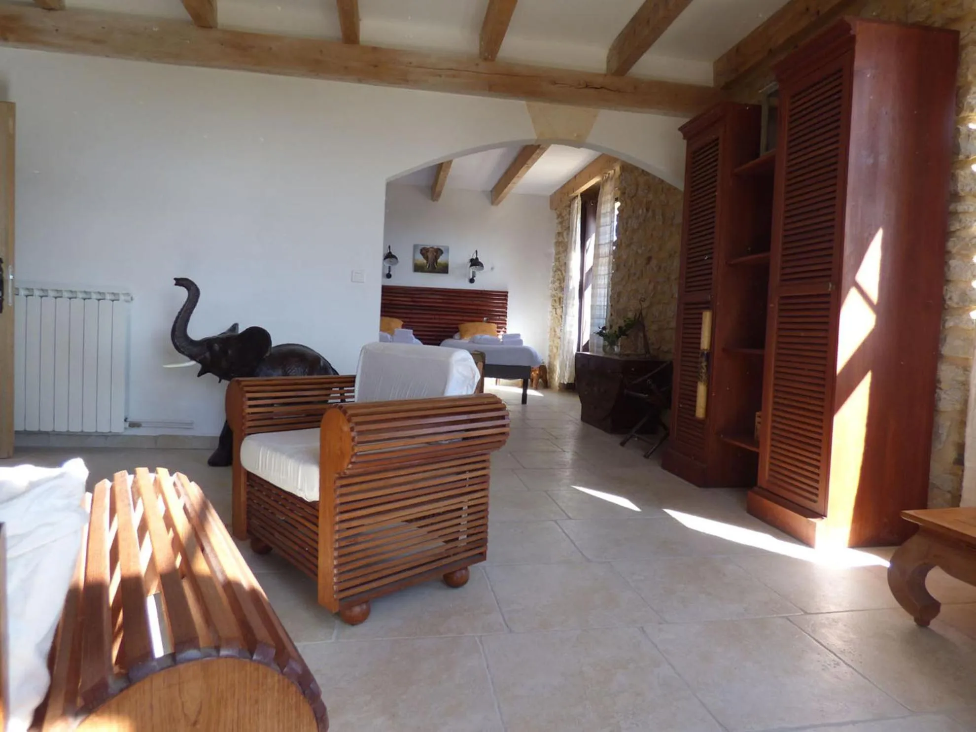 Living room in Mas d'Asvin & Spa