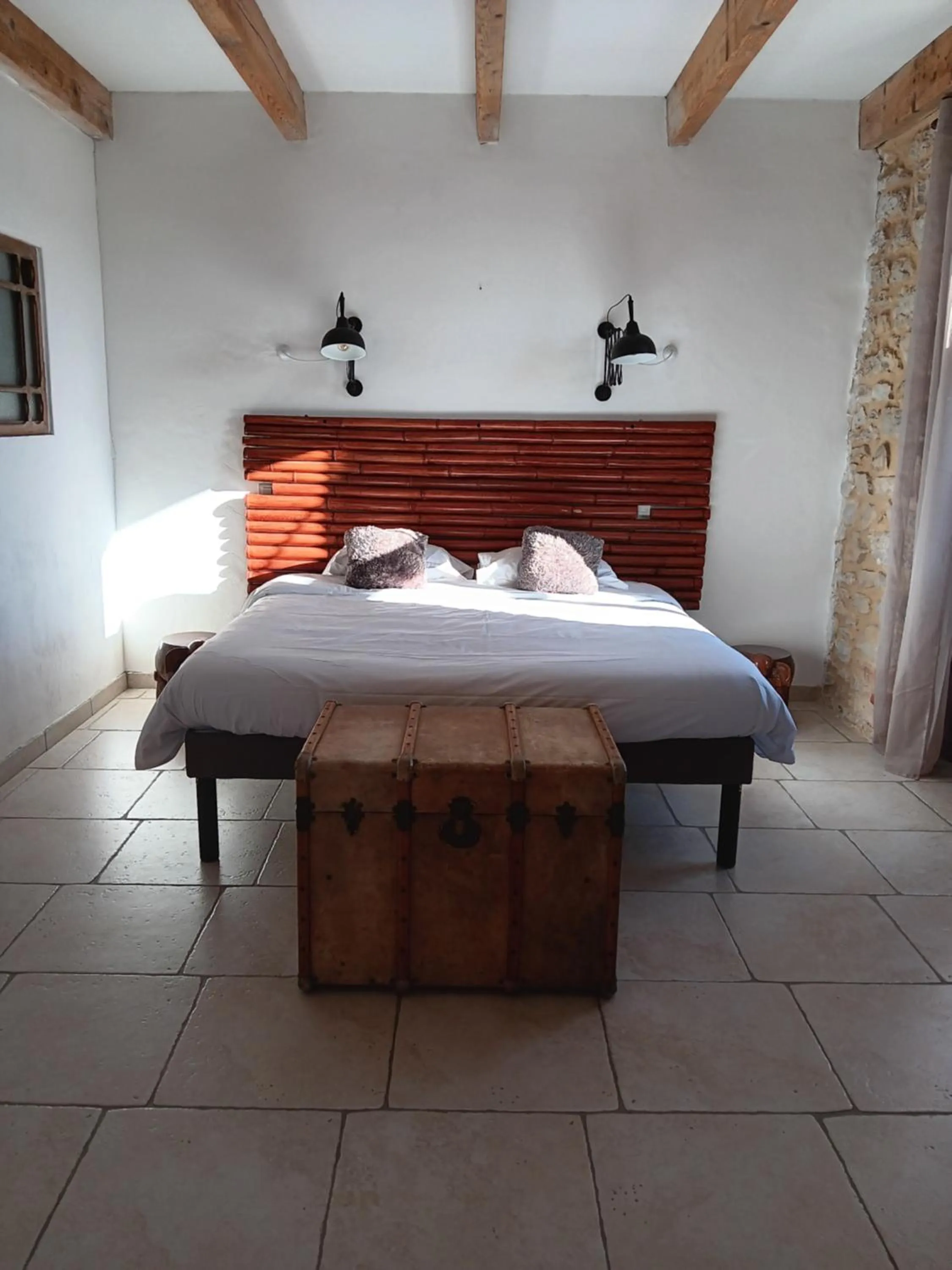 Bed in Mas d'Asvin & Spa