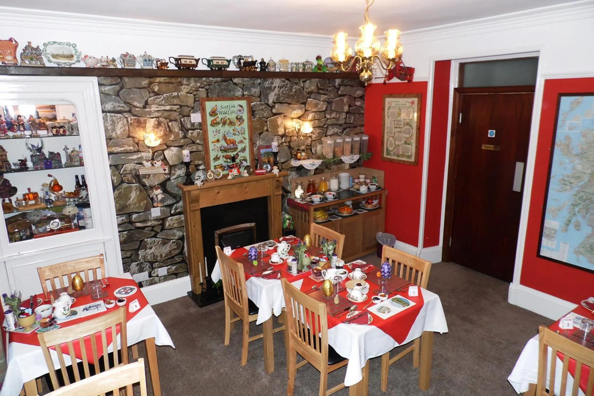 Dining area in Torridon Guest House