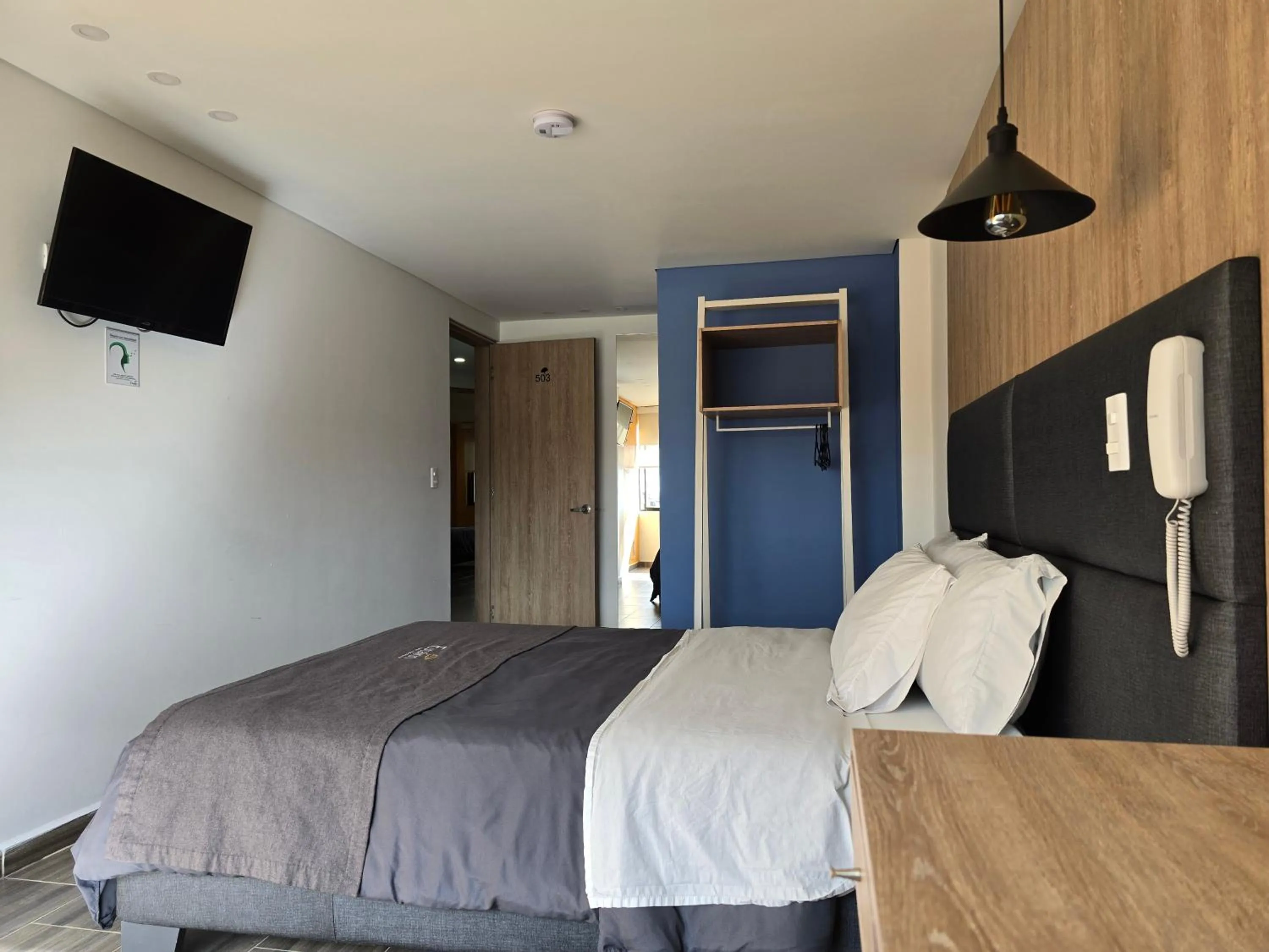 Bed in Estainn Hotel Coworking