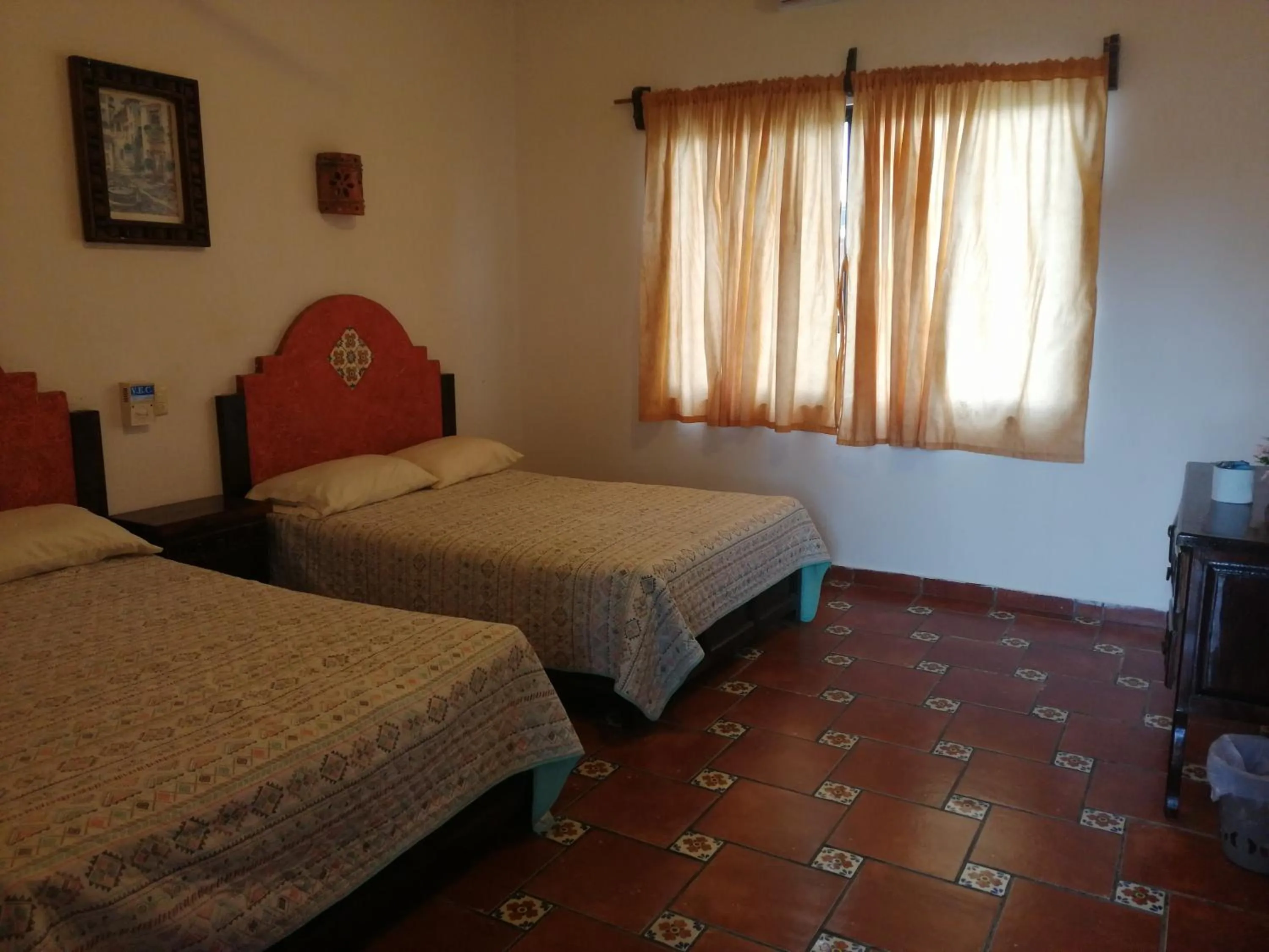 Bed in Hotel Villa Palmeras