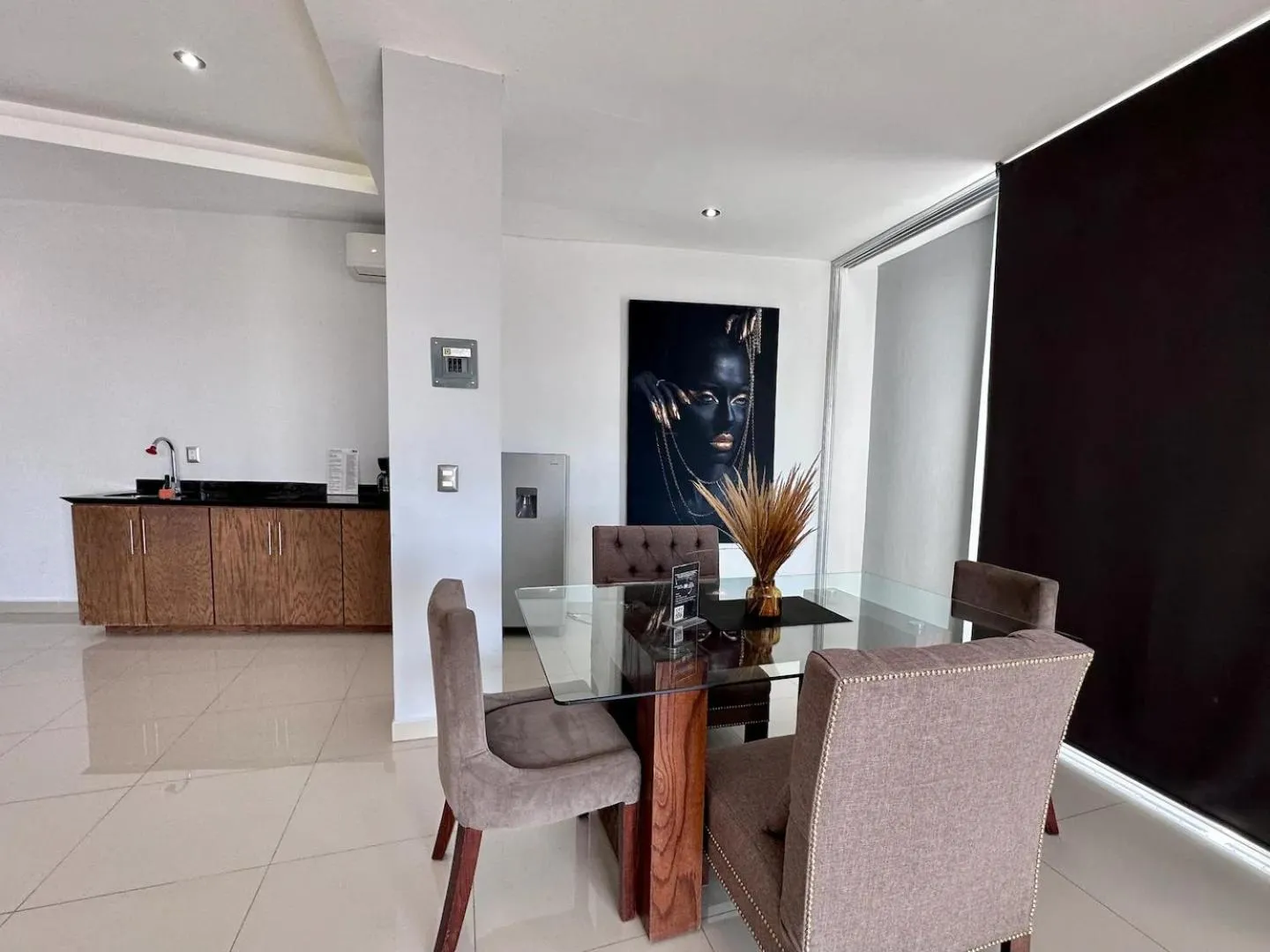 Kitchen or kitchenette in Suites La Gloria Alojamiento independiente