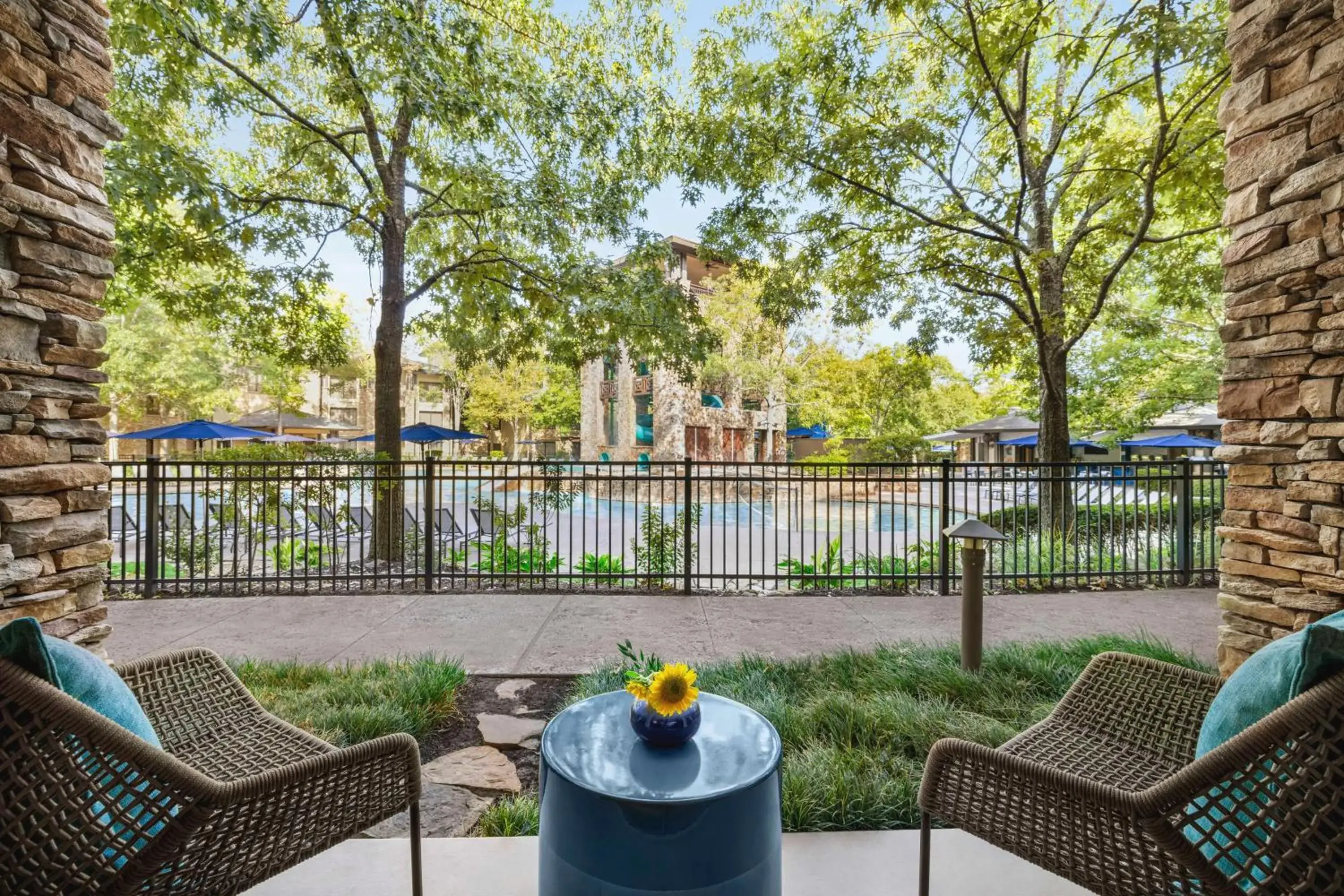 King Room with Pool - Mobility Accessible with Roll-In Shower in The Woodlands Resort, Curio Collection by Hilton King Room with Pool - Mobility Accessible with Roll-In Shower in The Woodlands Resort, Curio Collection by Hilton