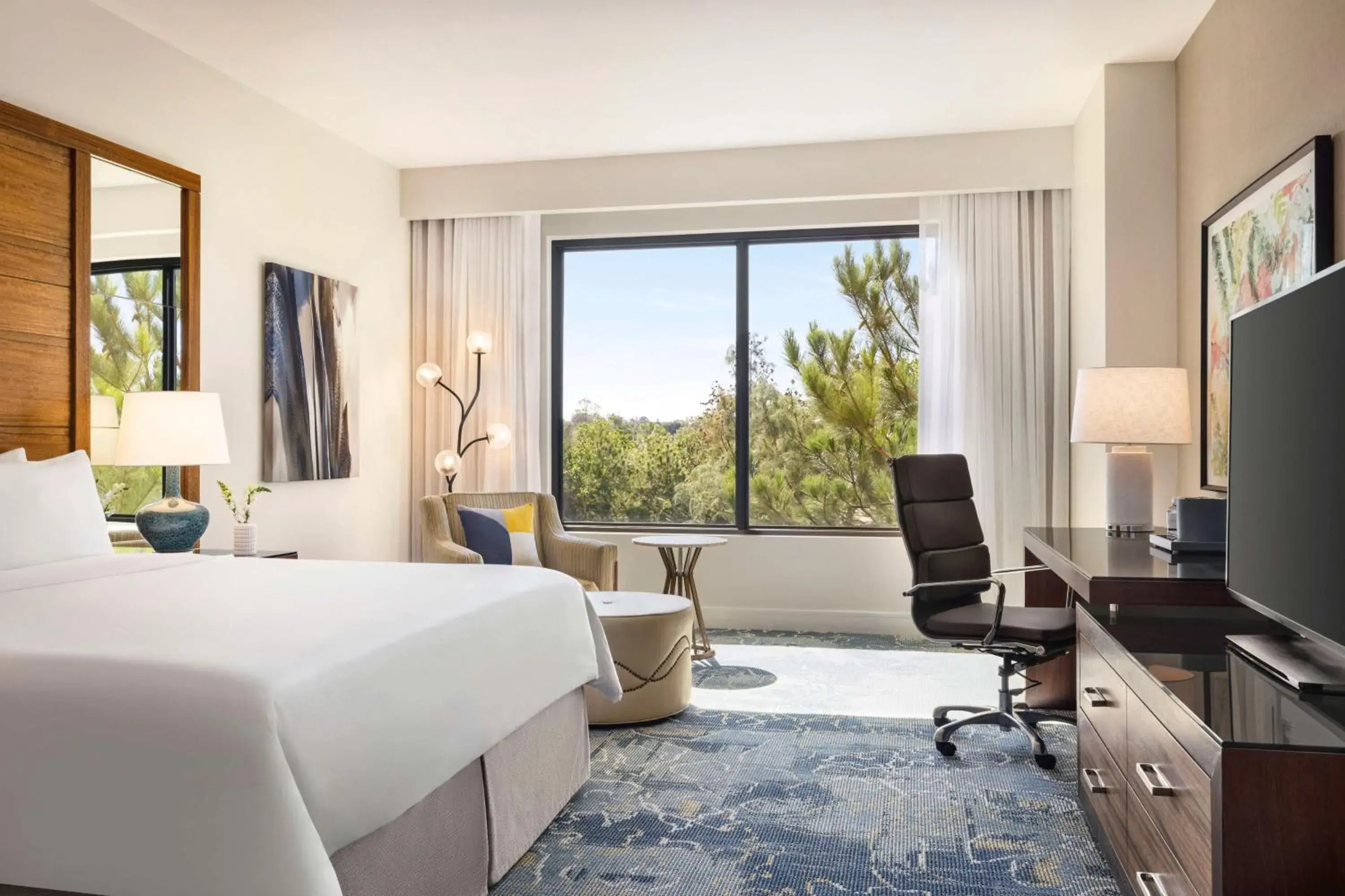 Bedroom, Bed in The Woodlands Resort, Curio Collection by Hilton Bedroom, Bed in The Woodlands Resort, Curio Collection by Hilton