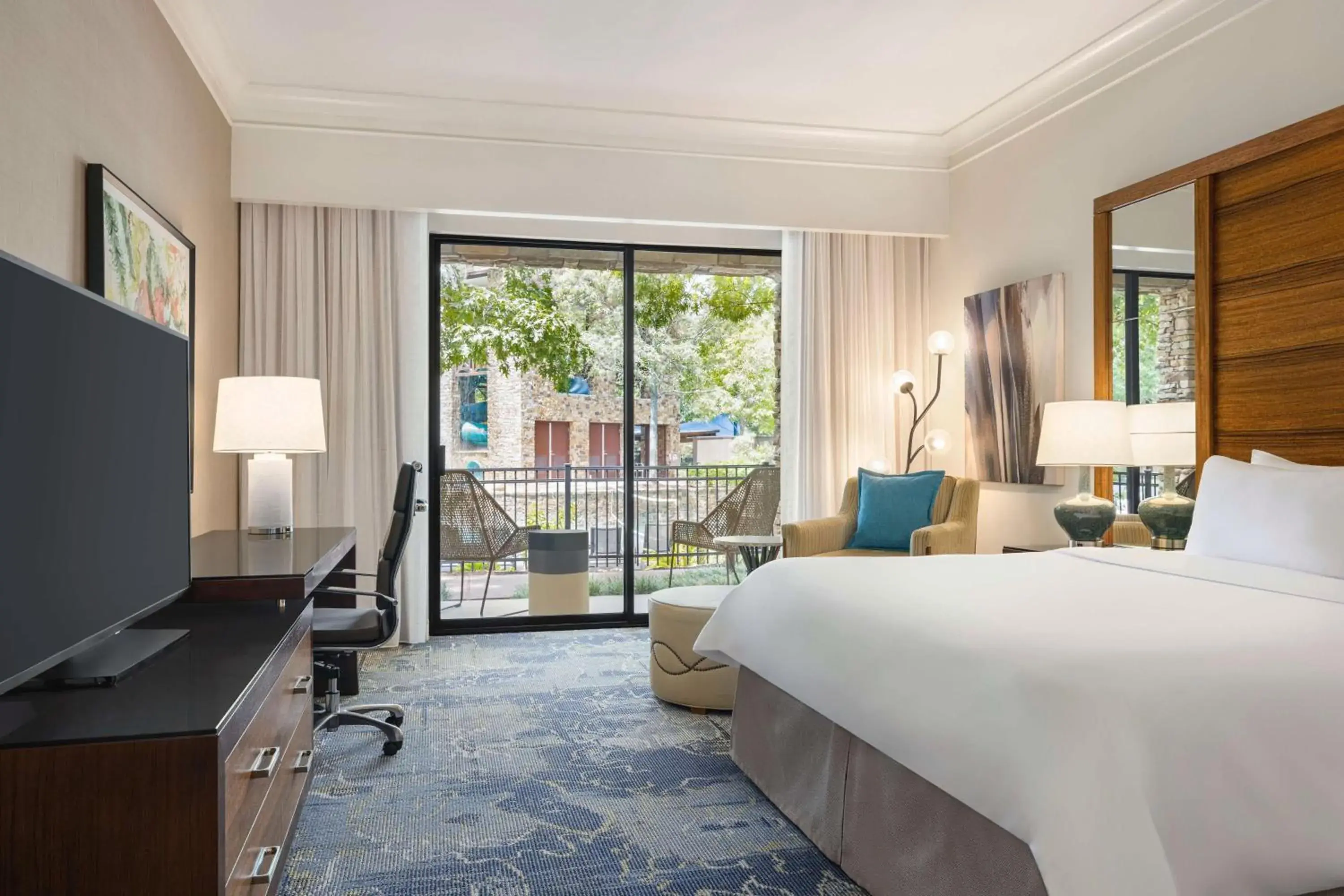 King Room with Pool Access in The Woodlands Resort, Curio Collection by Hilton King Room with Pool Access in The Woodlands Resort, Curio Collection by Hilton