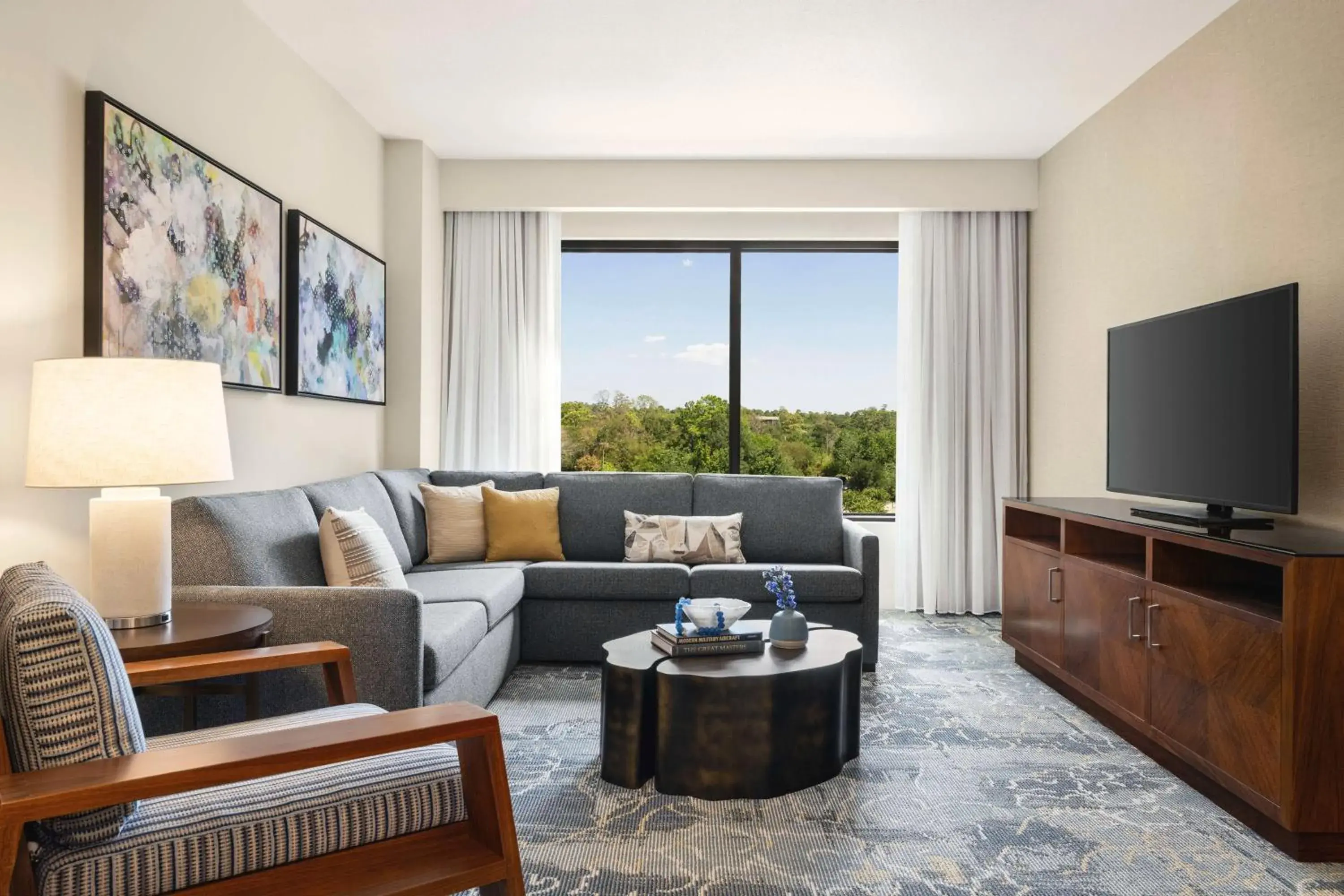 One-Bedroom King Suite with Private Access in The Woodlands Resort, Curio Collection by Hilton One-Bedroom King Suite with Private Access in The Woodlands Resort, Curio Collection by Hilton