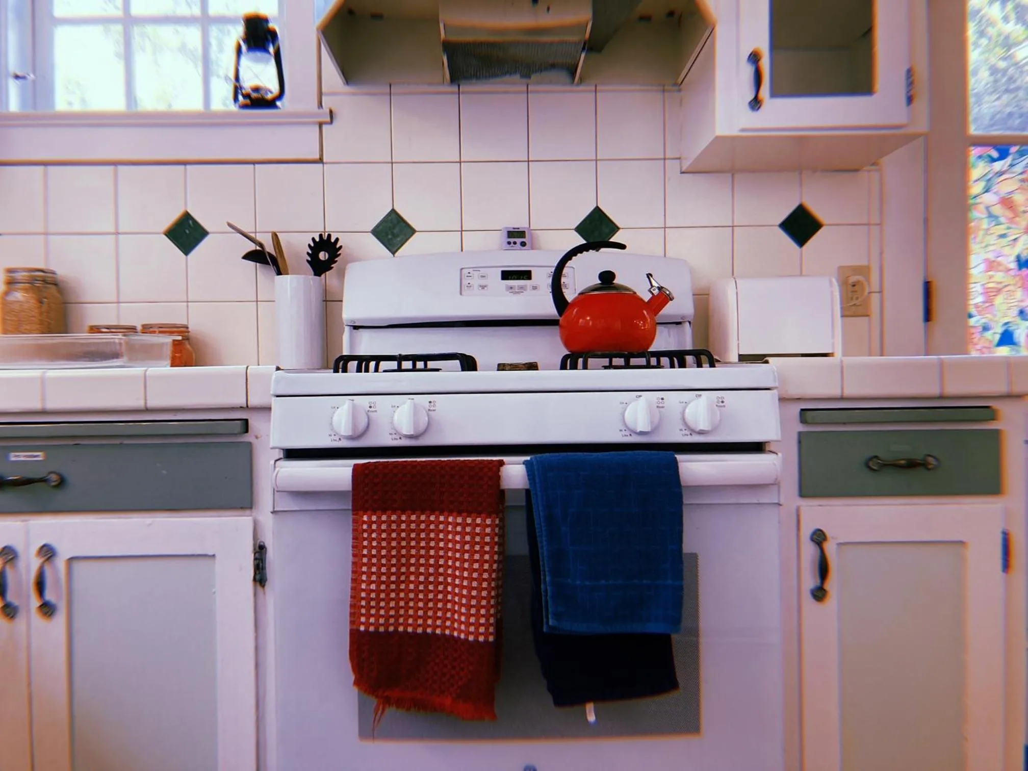 stove in Santa Cruz Hostel