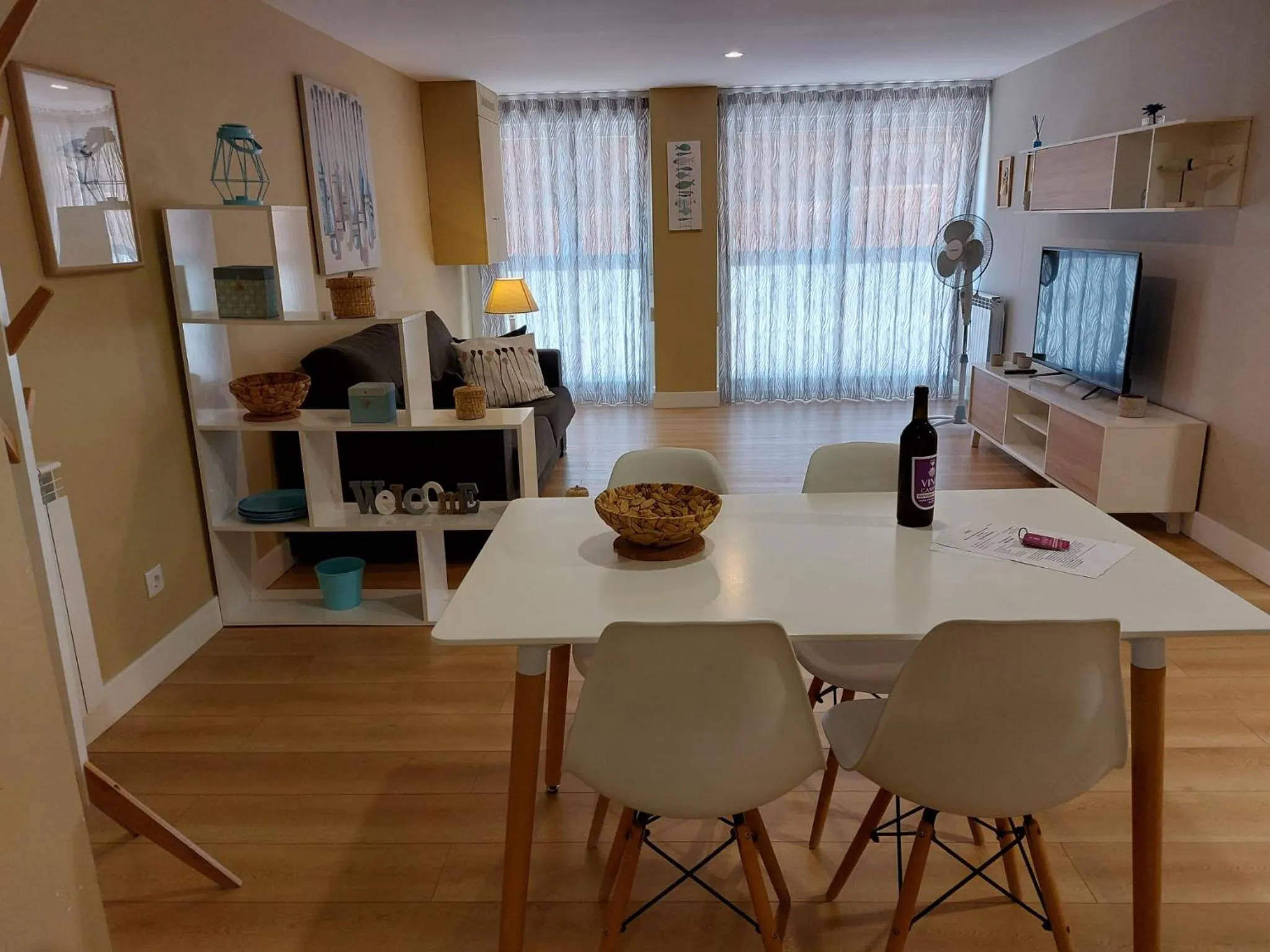 Living room in Apartamentos Nájera