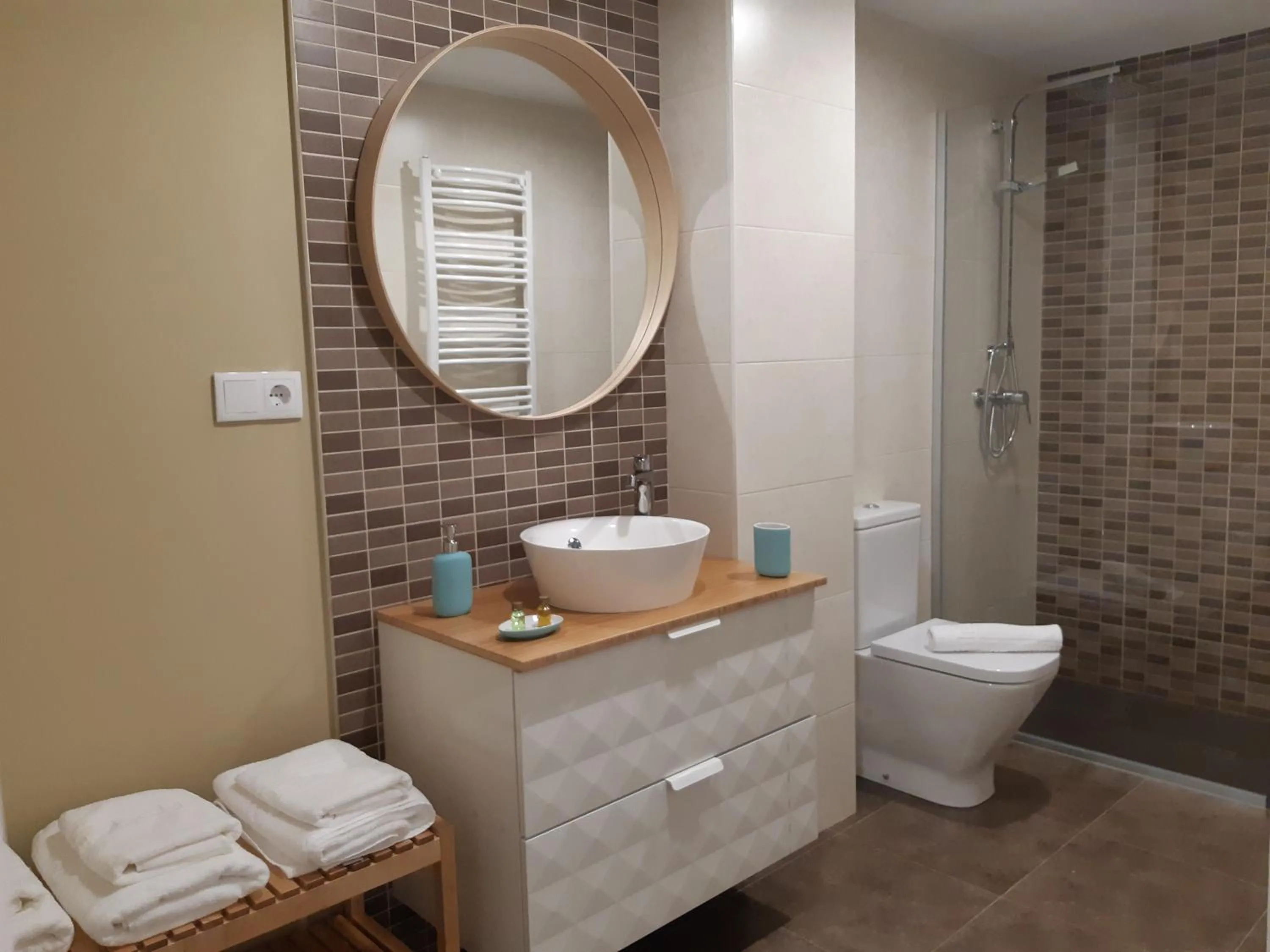 Bathroom in Apartamentos Nájera