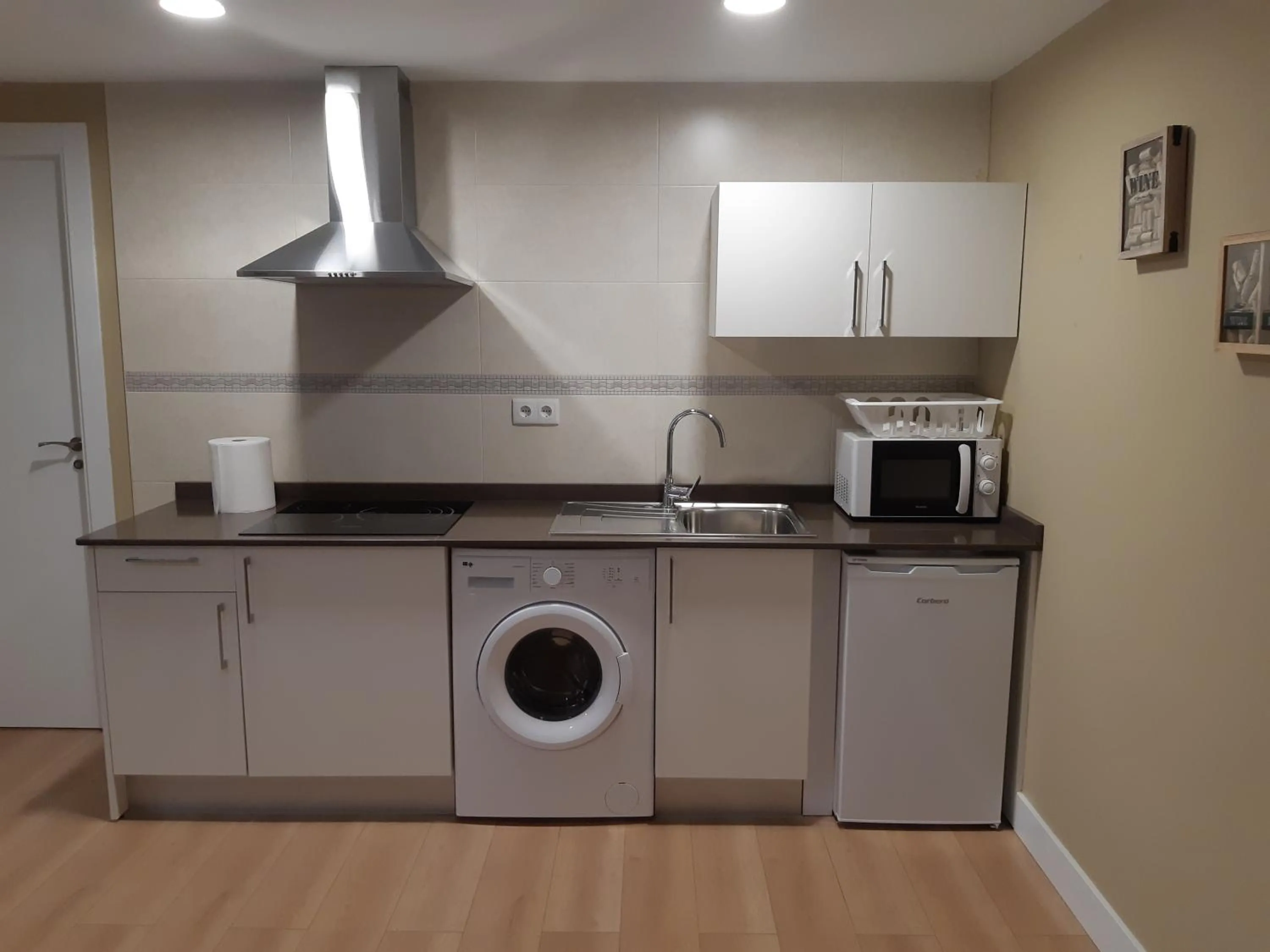Kitchen or kitchenette in Apartamentos Nájera