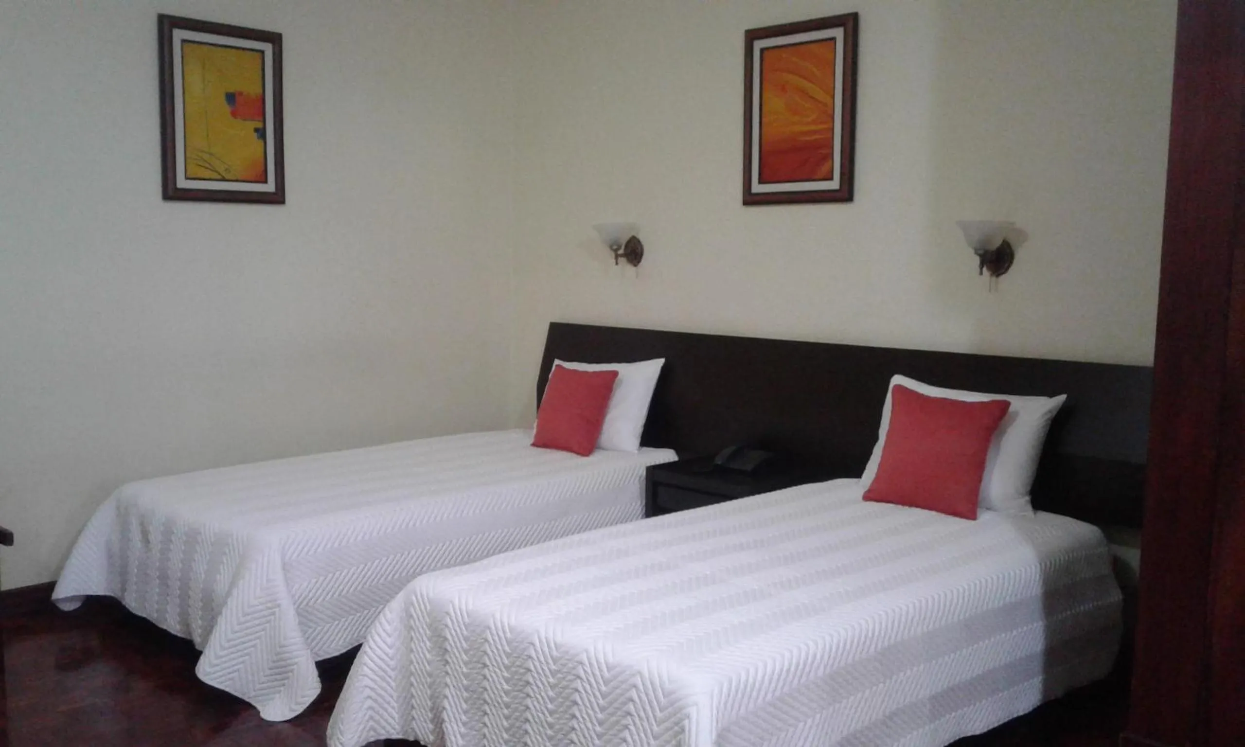 Bed in Hotel Villa Tournon