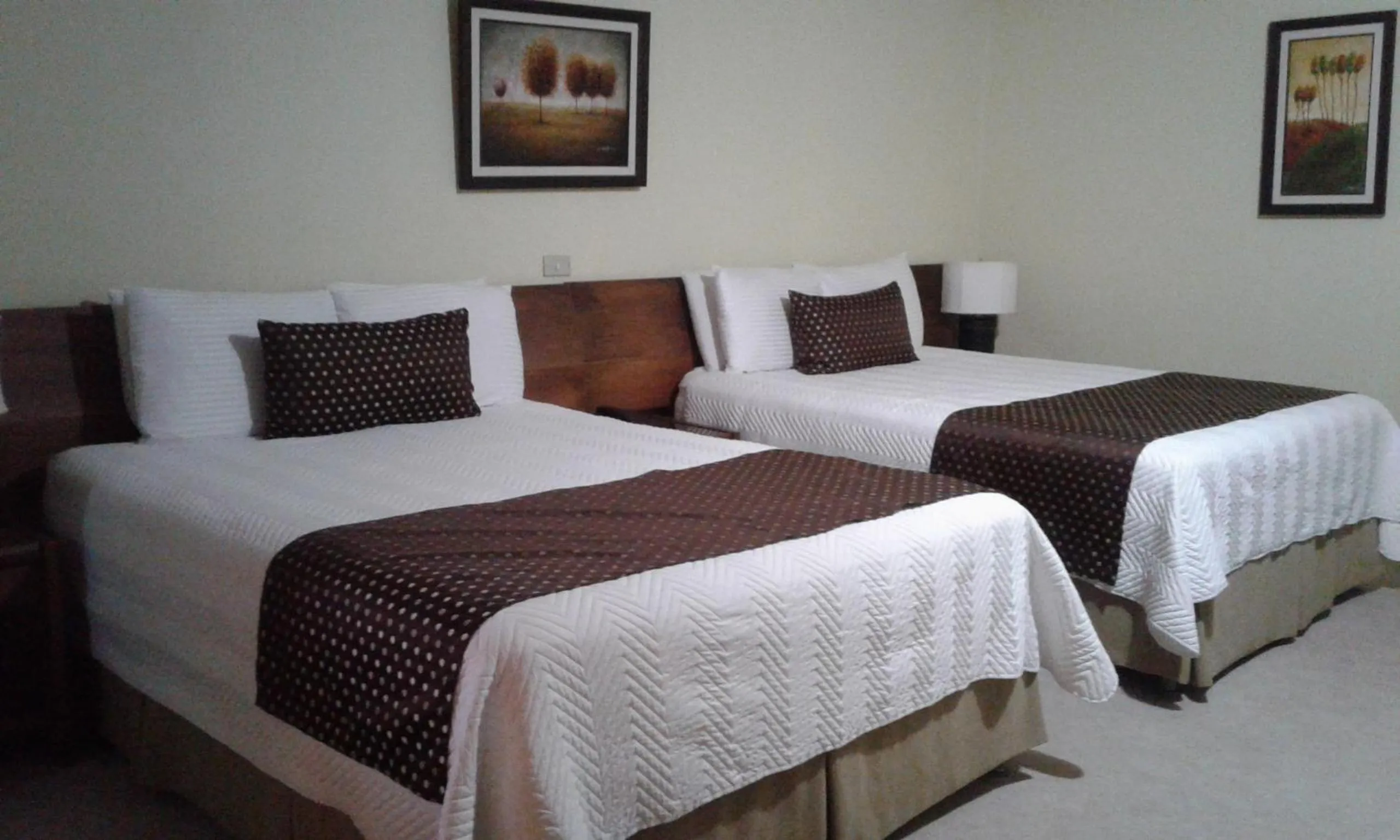 Bed in Hotel Villa Tournon