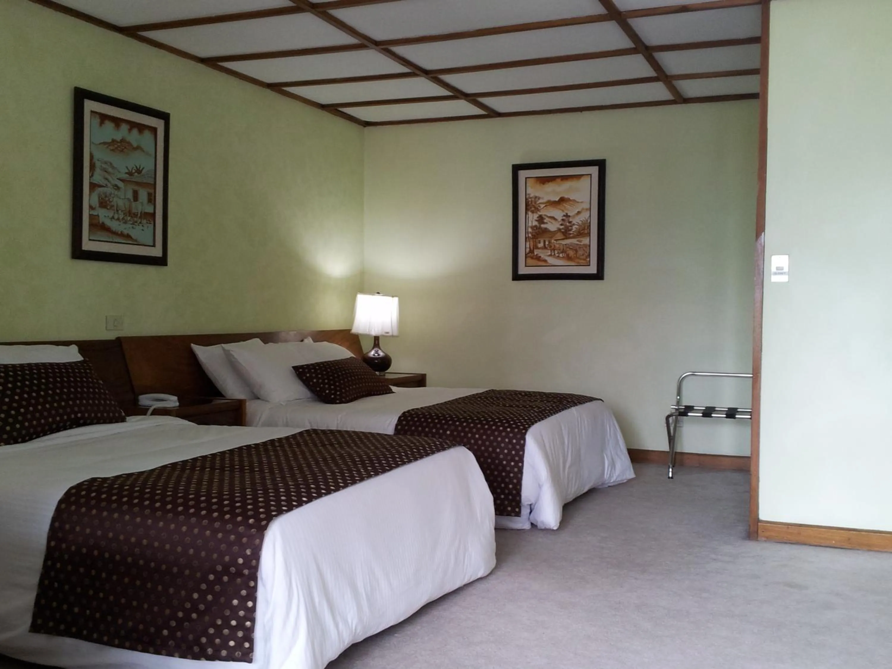 Bed in Hotel Villa Tournon