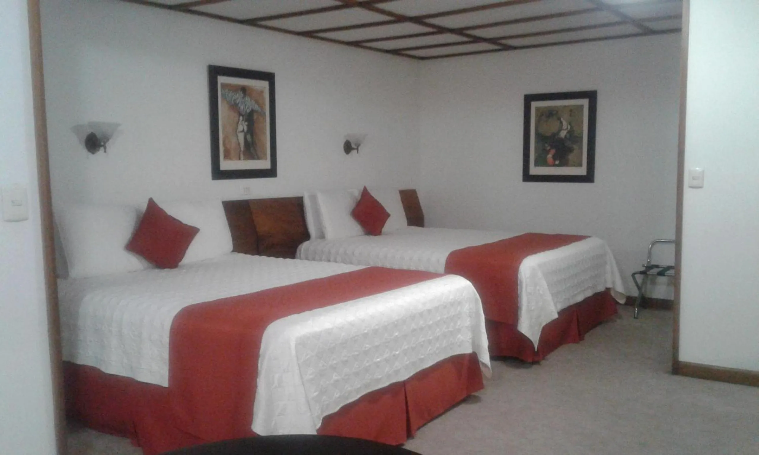 Bed in Hotel Villa Tournon