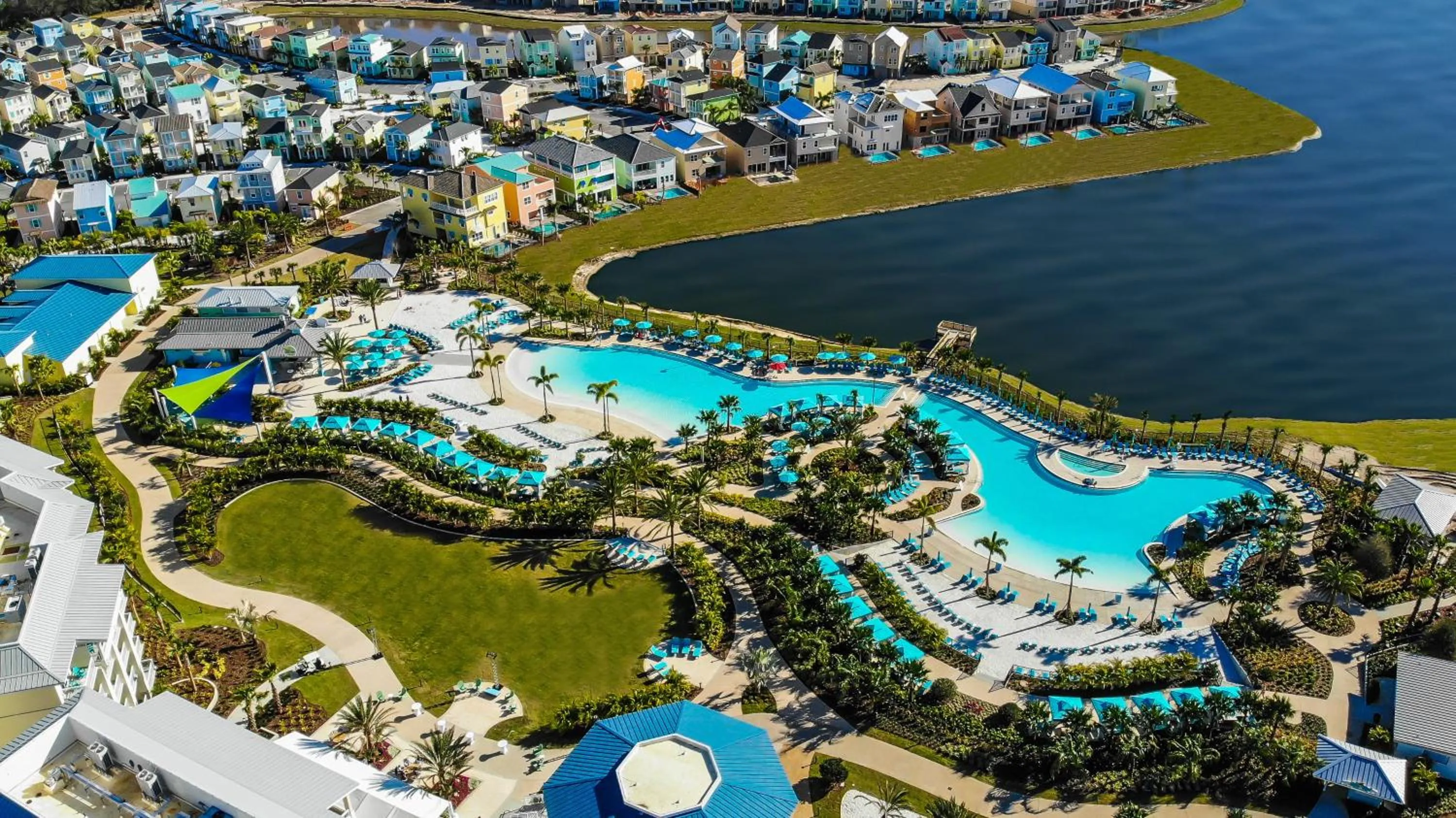 Bird's eye view in Margaritaville Resort Orlando