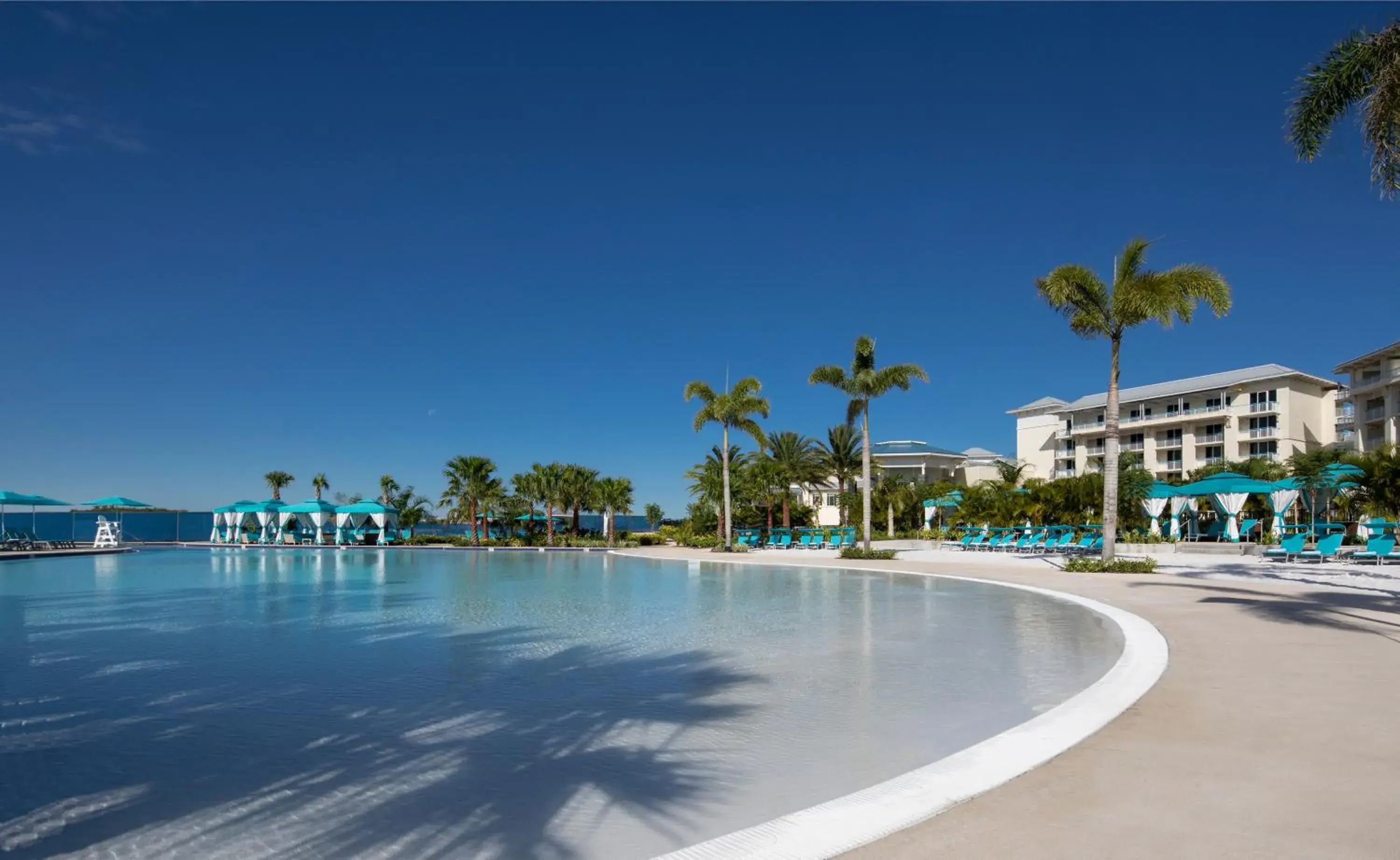 Swimming pool in Margaritaville Resort Orlando with H2O Waterpark Swimming pool in Margaritaville Resort Orlando with H2O Waterpark