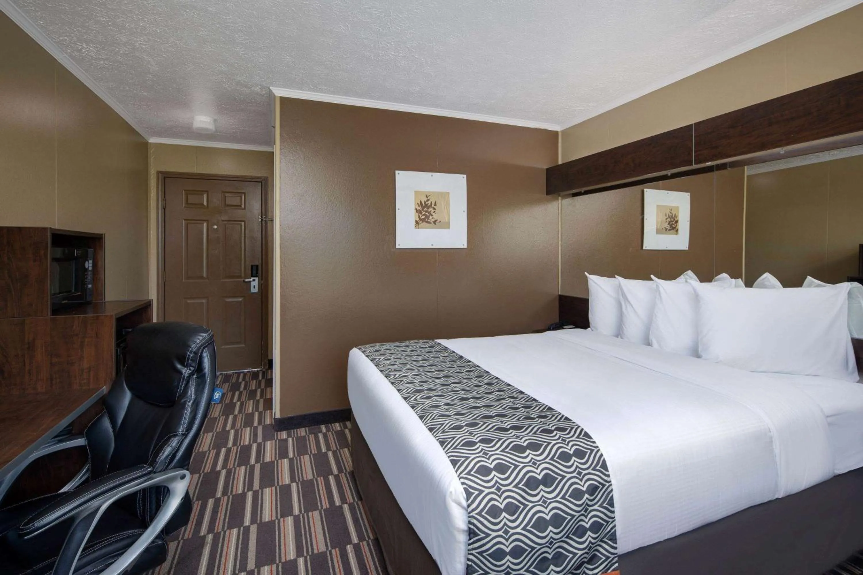 Photo of the whole room, Bed in Microtel Inn & Suites by Wyndham Columbia Fort Jackson N