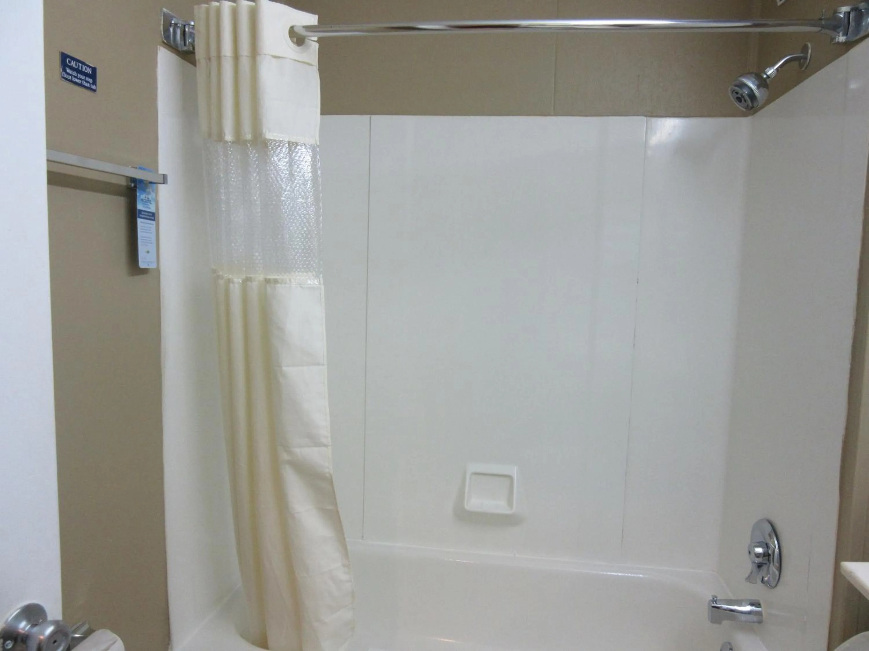 Shower in Microtel Inn & Suites by Wyndham Columbia Fort Jackson N
