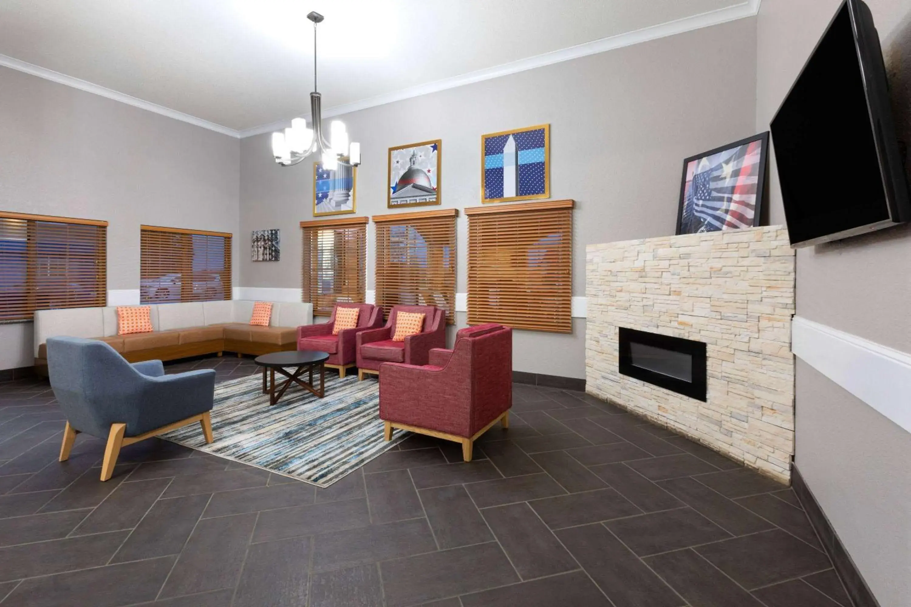 Lobby or reception in AmericInn by Wyndham Grinnell Lobby or reception in AmericInn by Wyndham Grinnell