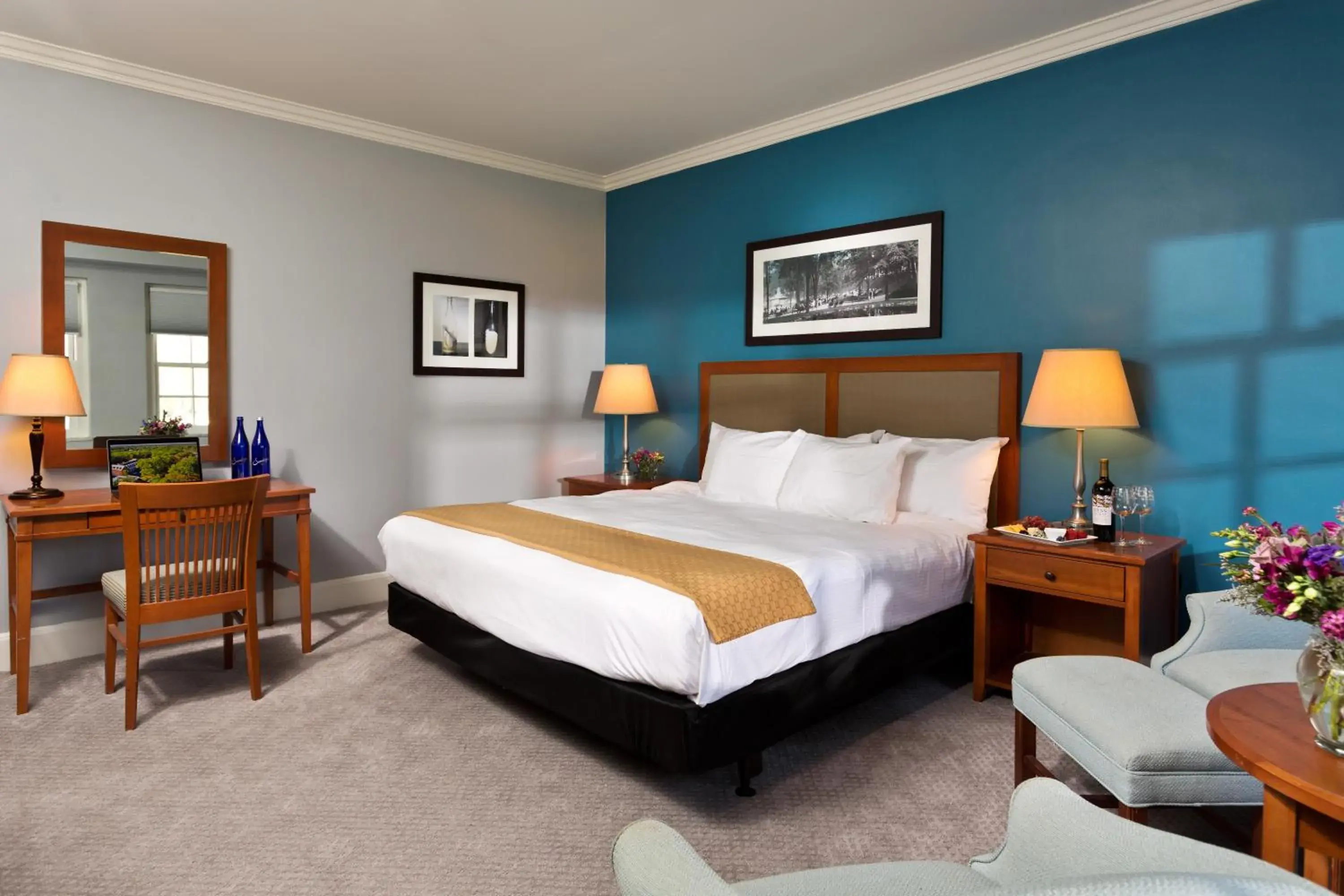 Bed in Gideon Putnam Resort & Spa Bed in Gideon Putnam Resort & Spa