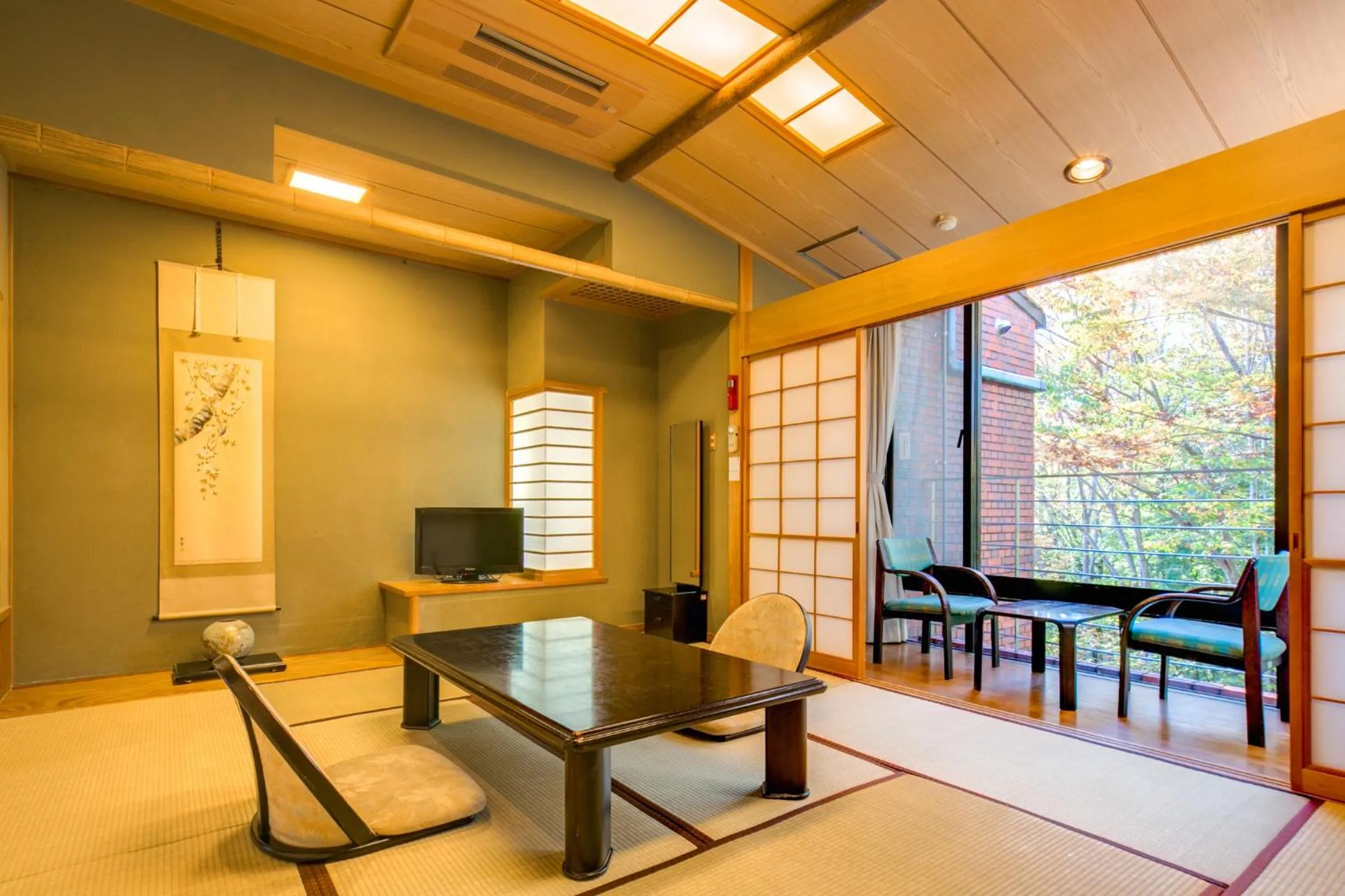 Living room in Lake Yamanakako Shuzansou