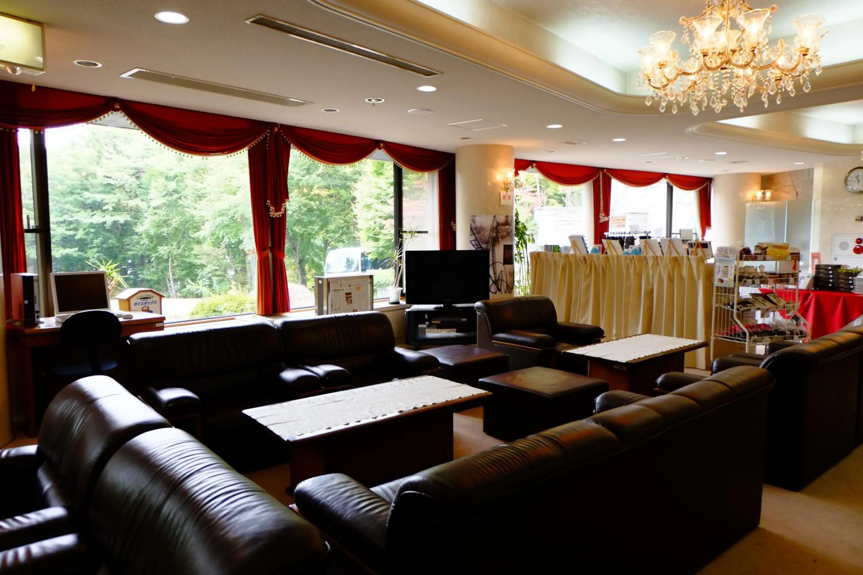 Lobby or reception in Lake Yamanakako Shuzansou