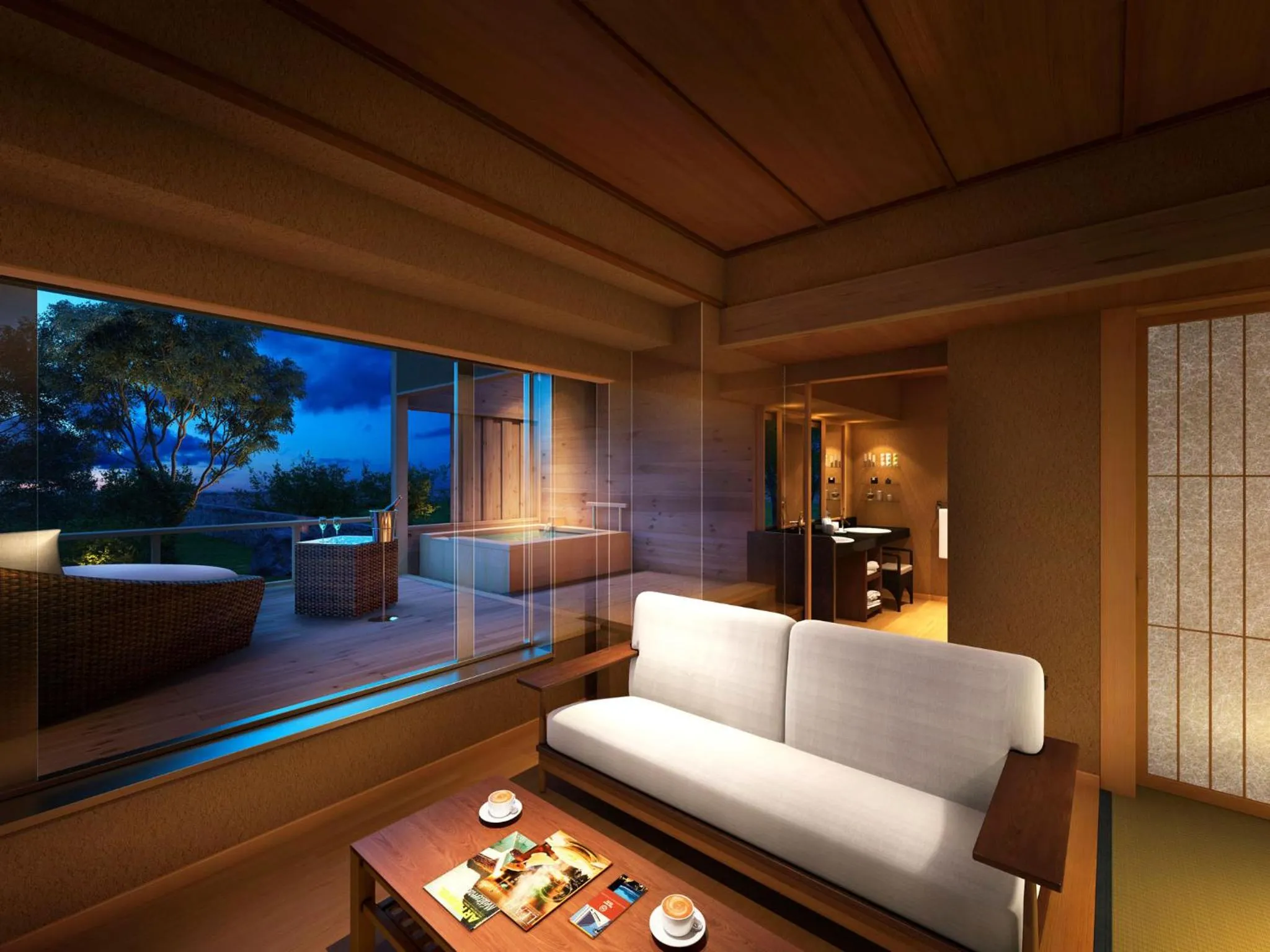 Hot Spring Bath in Kobe Bay Sheraton Hotel & Towers