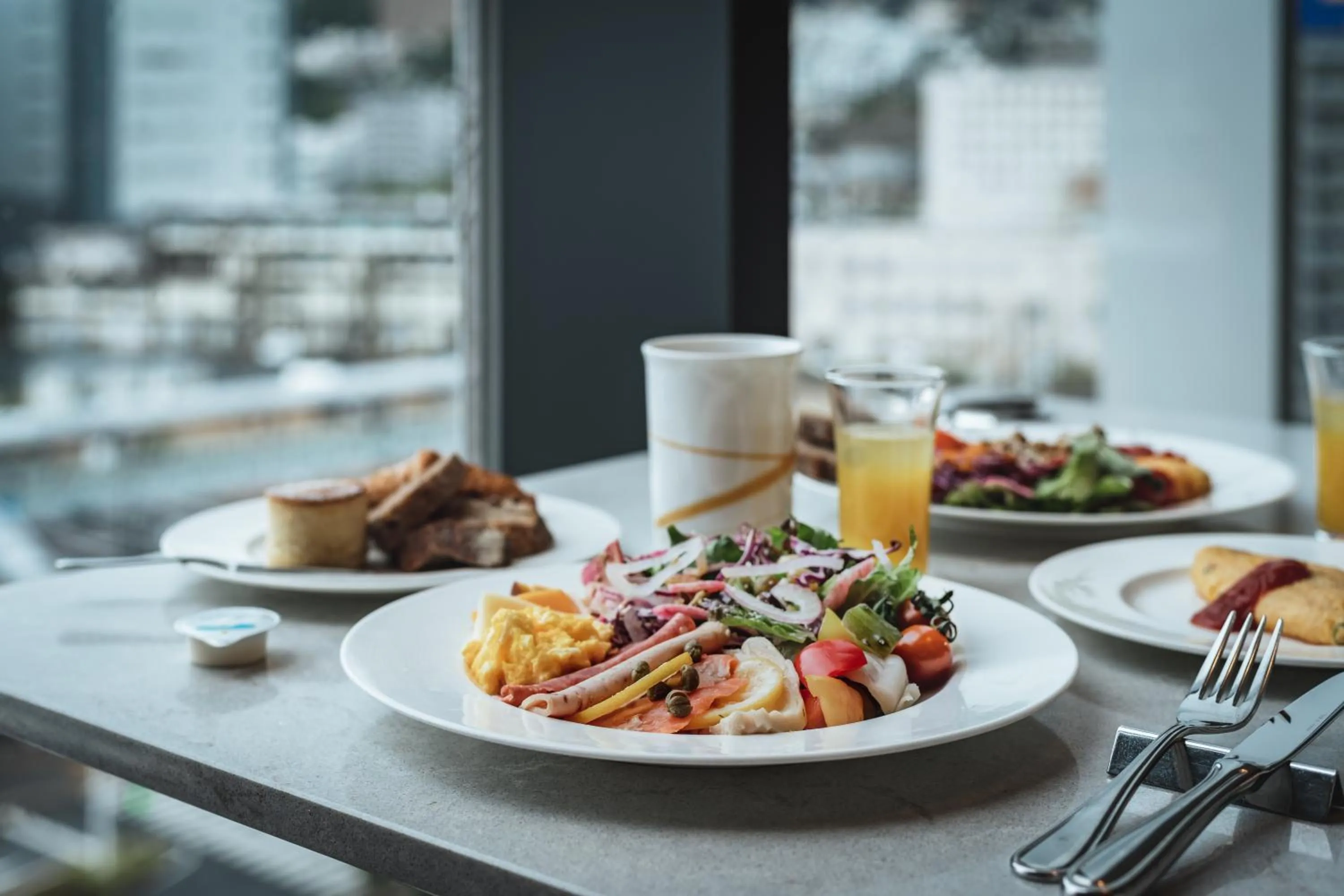 Breakfast in Sheraton Grand Hiroshima Hotel