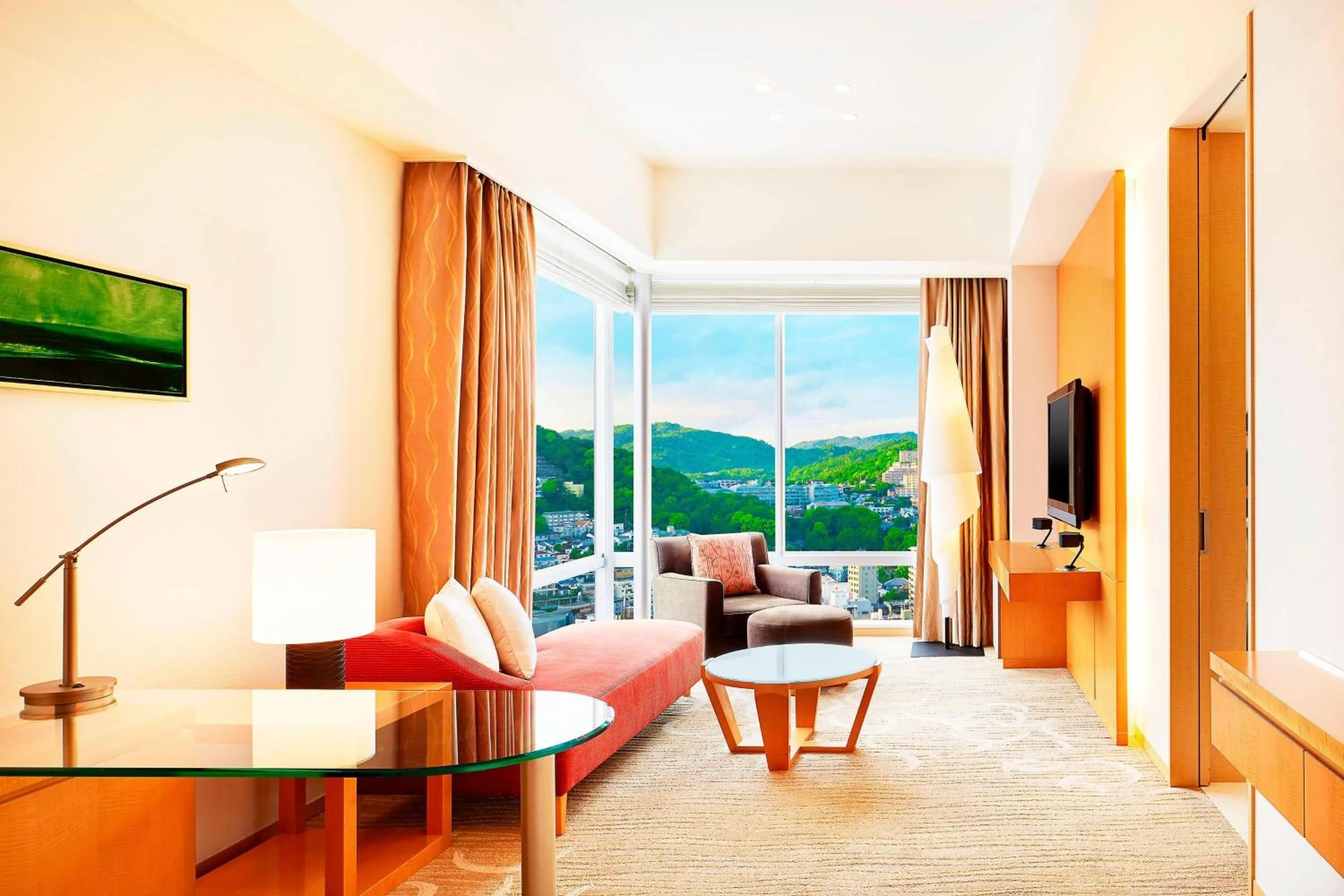 Living room in Sheraton Grand Hiroshima Hotel