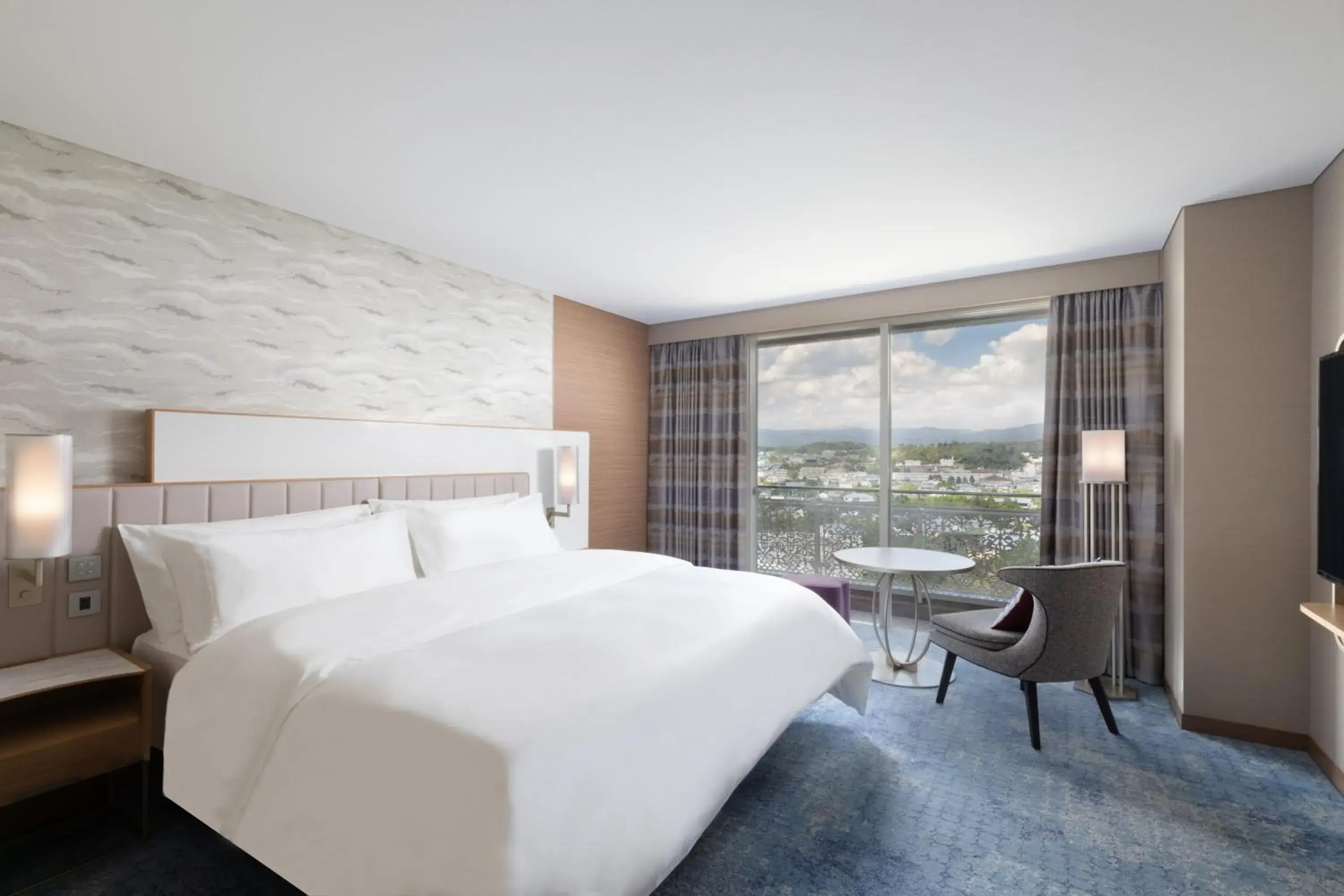 Deluxe King Room with Heian-Kyo view in The Westin Miyako Kyoto Deluxe King Room with Heian-Kyo view in The Westin Miyako Kyoto