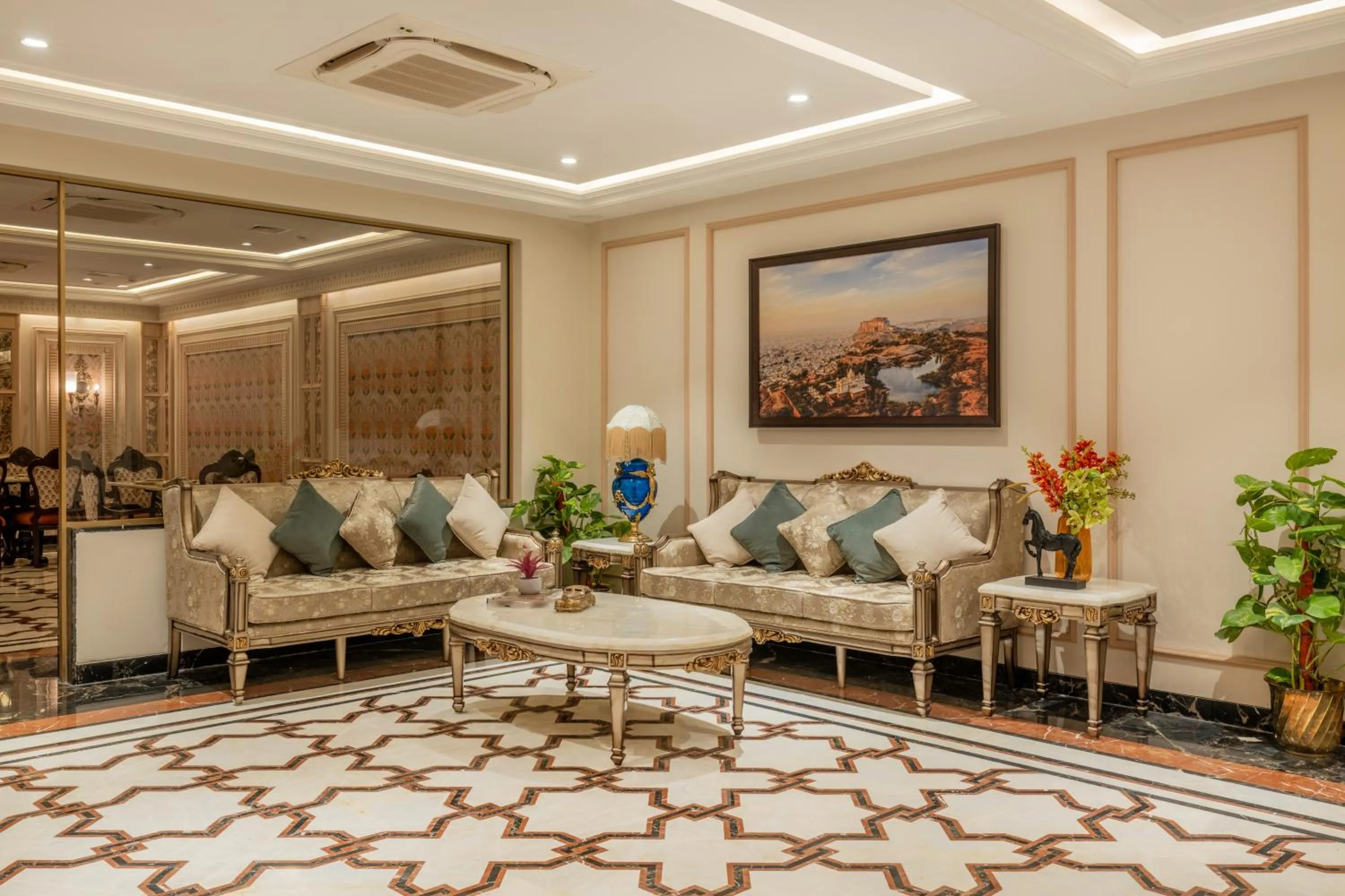 Seating area in The Residency - A Boutique Hotel