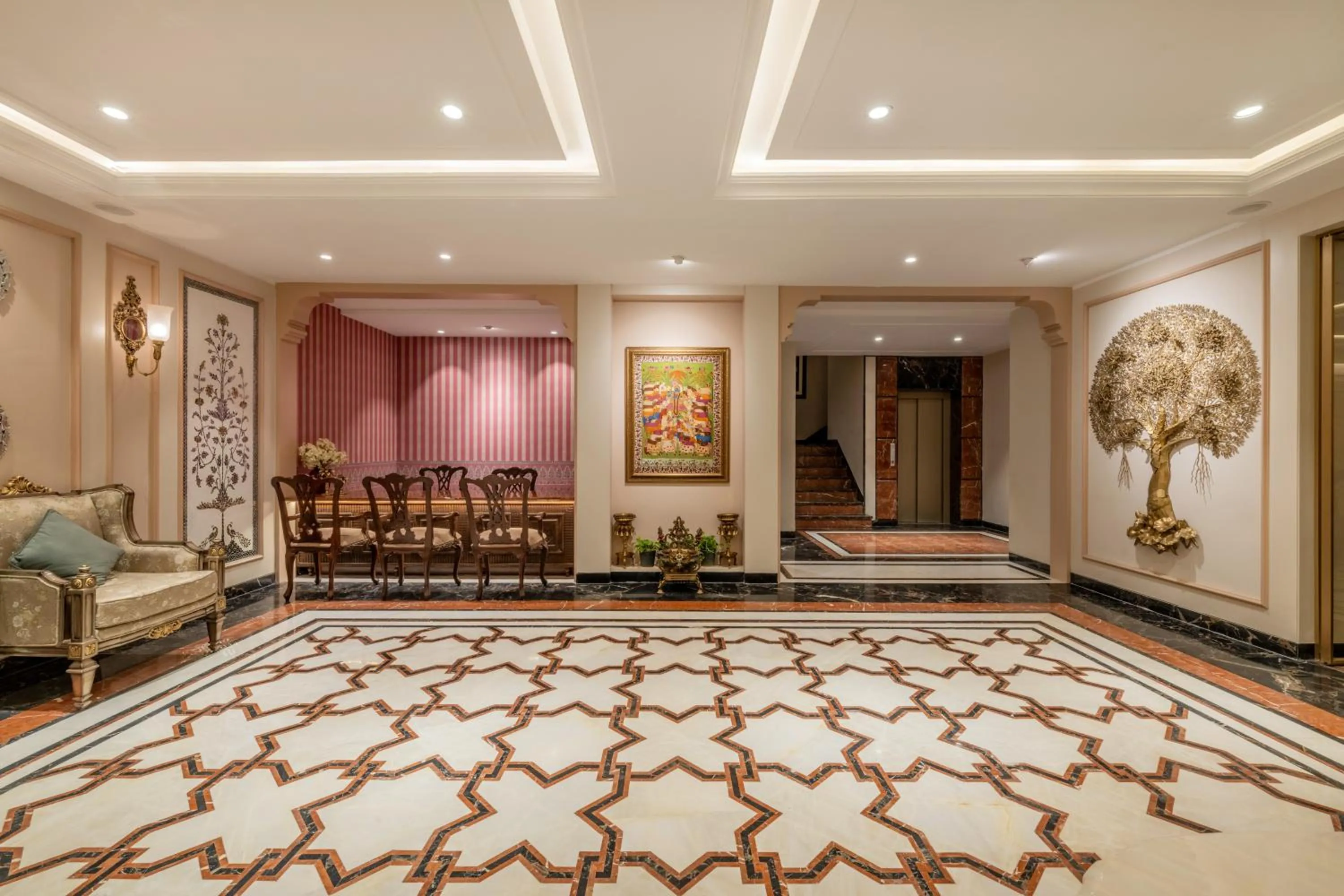 Lobby or reception in The Residency - A Boutique Hotel