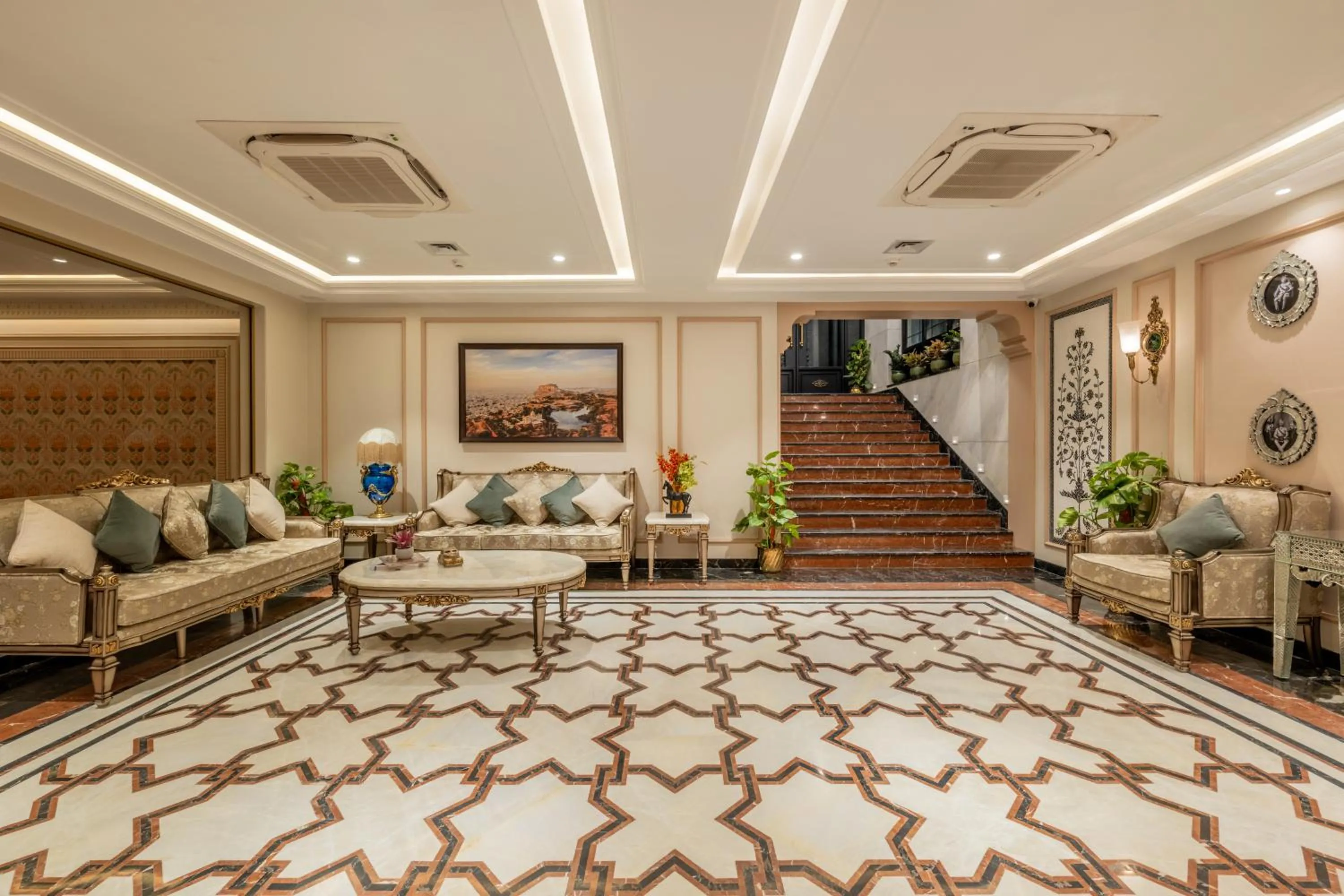 Lobby or reception in The Residency - A Boutique Hotel