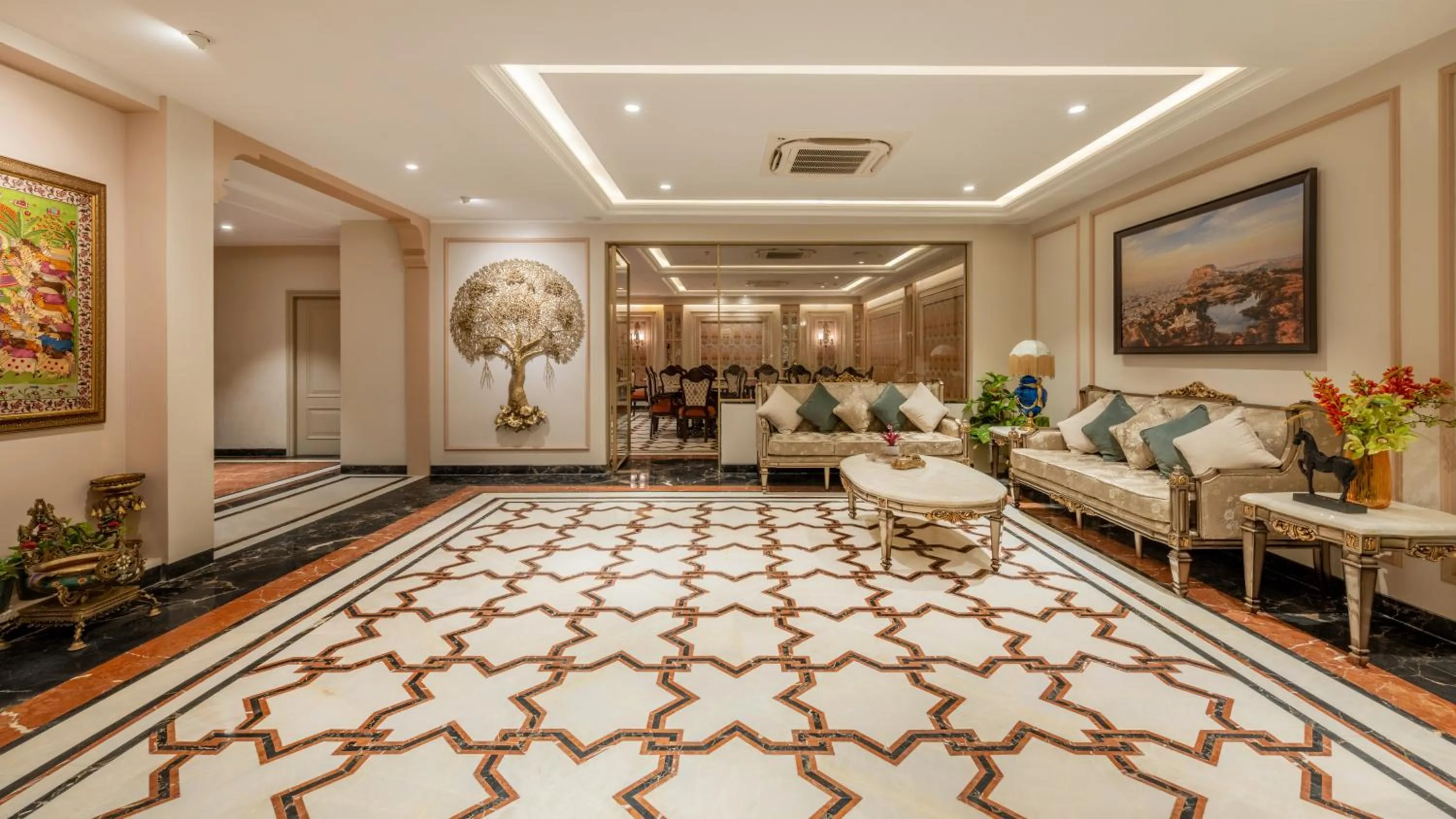 Lobby or reception in The Residency - A Boutique Hotel