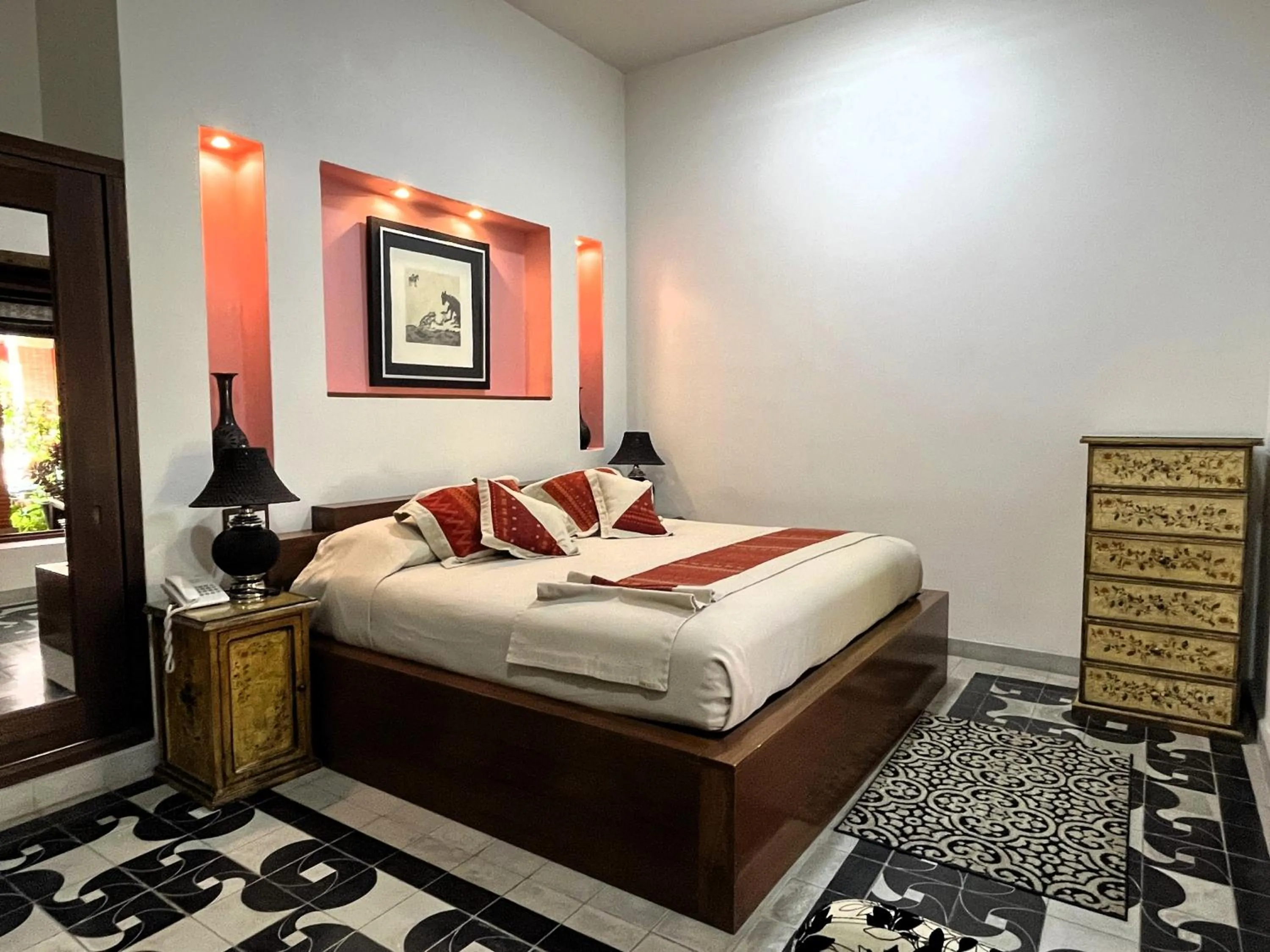 Bed in Hotel Siglo 17