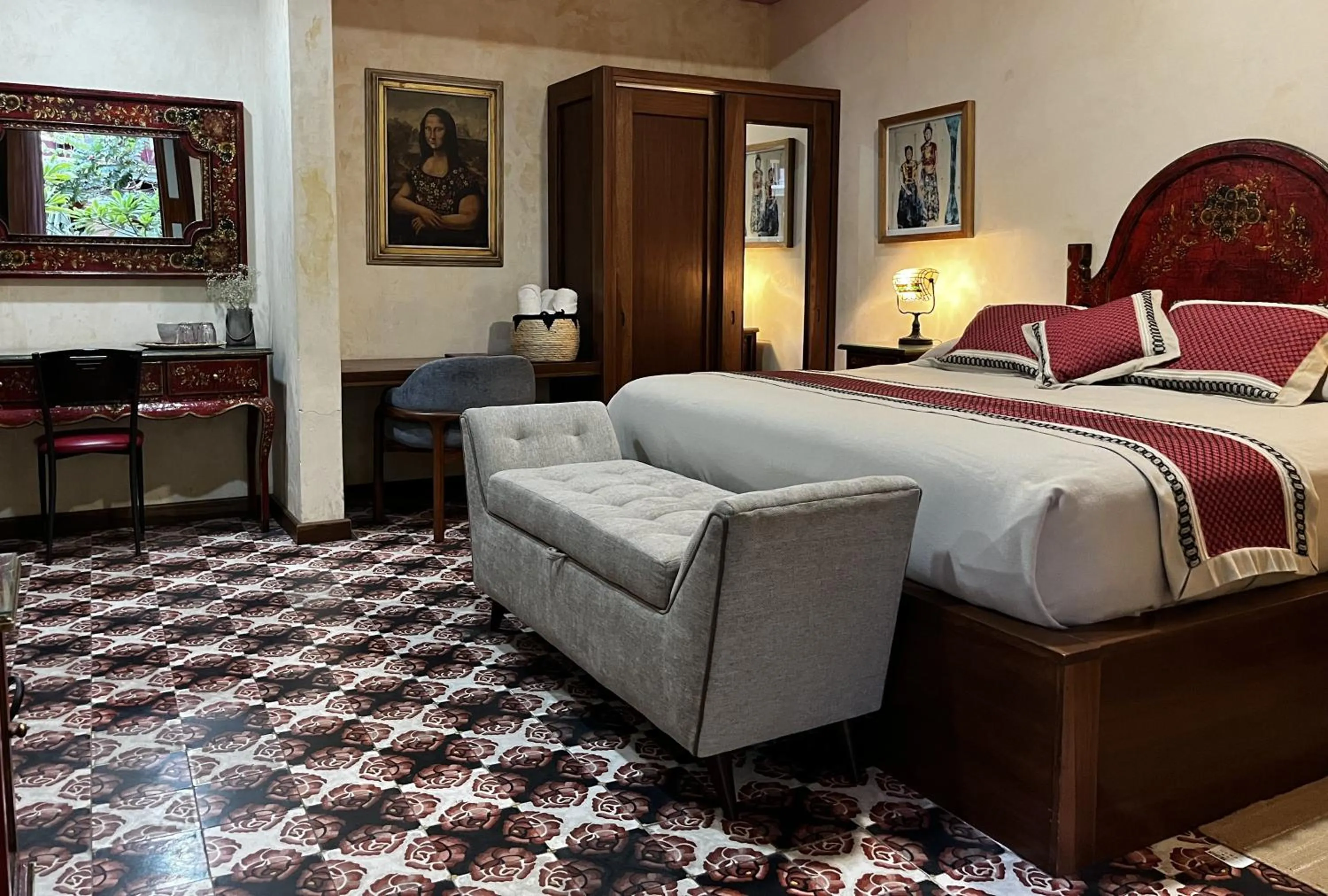 Bed in Hotel Siglo 17