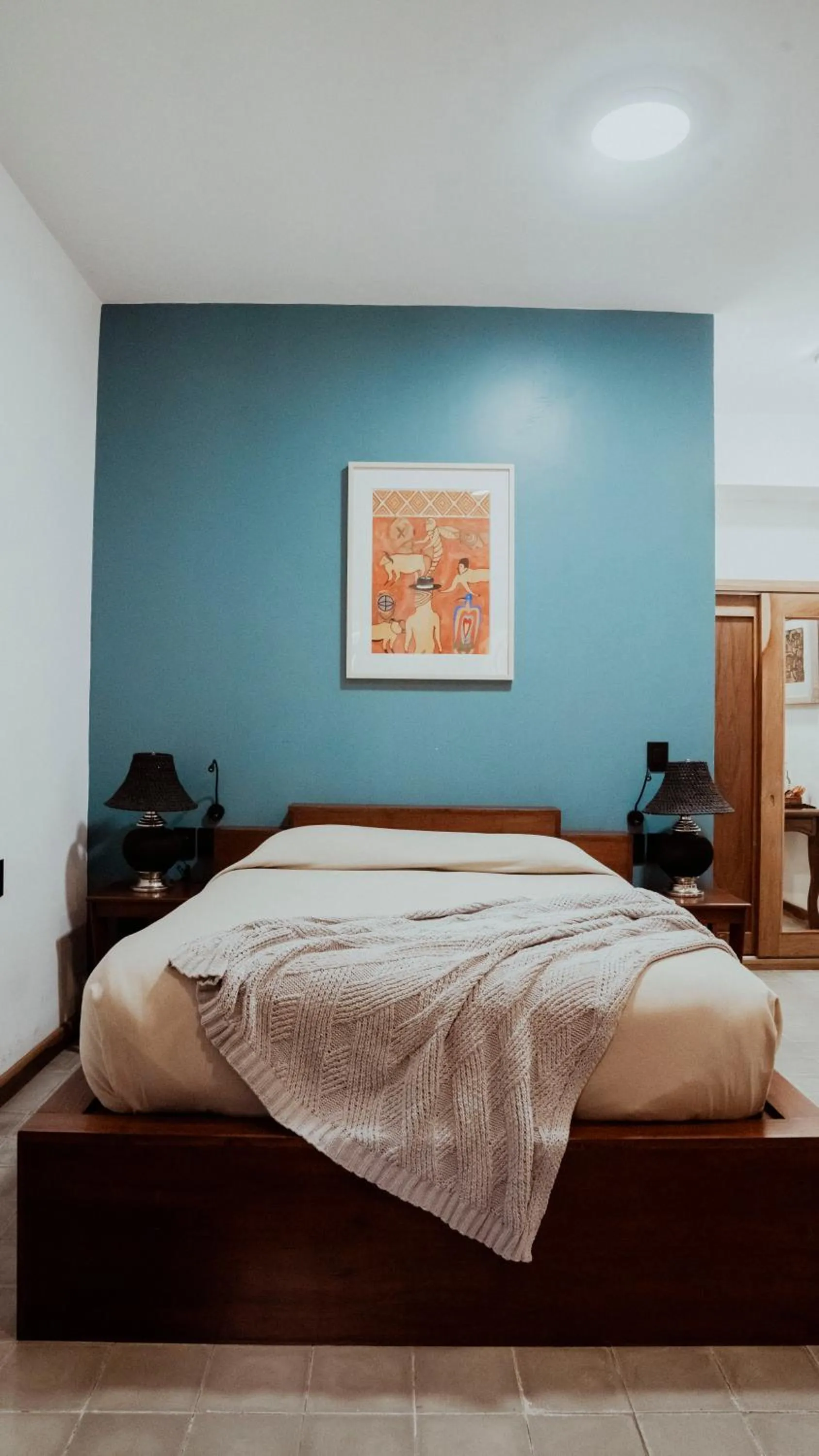 Bed in Hotel Siglo 17